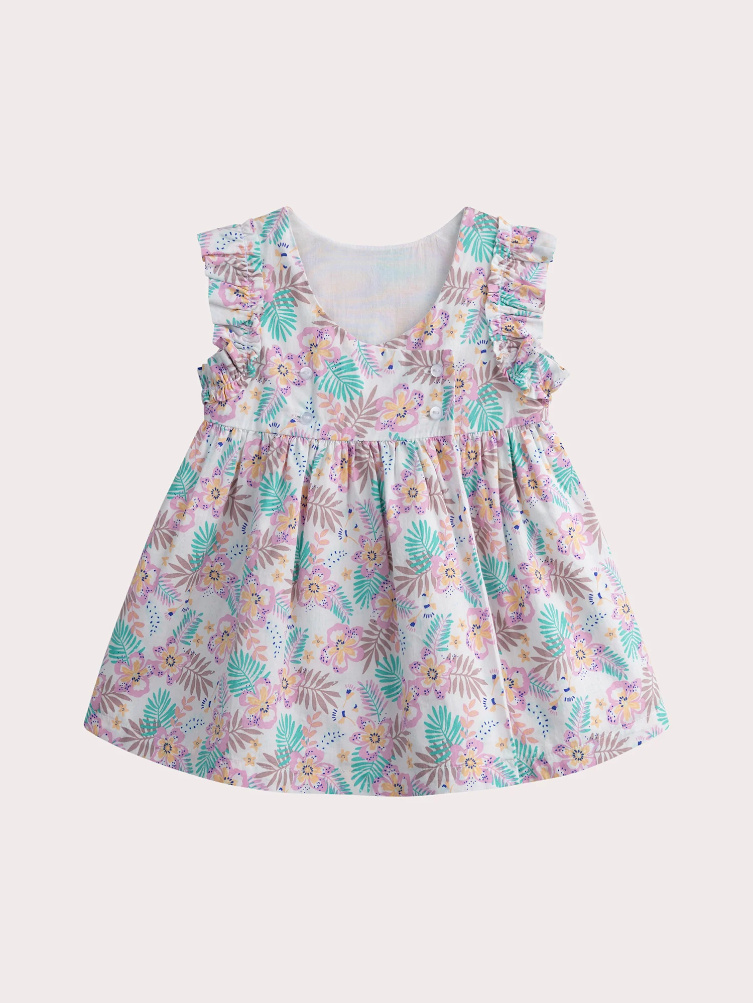 Abito a Fiori Esotici per Bambina - Image 3
