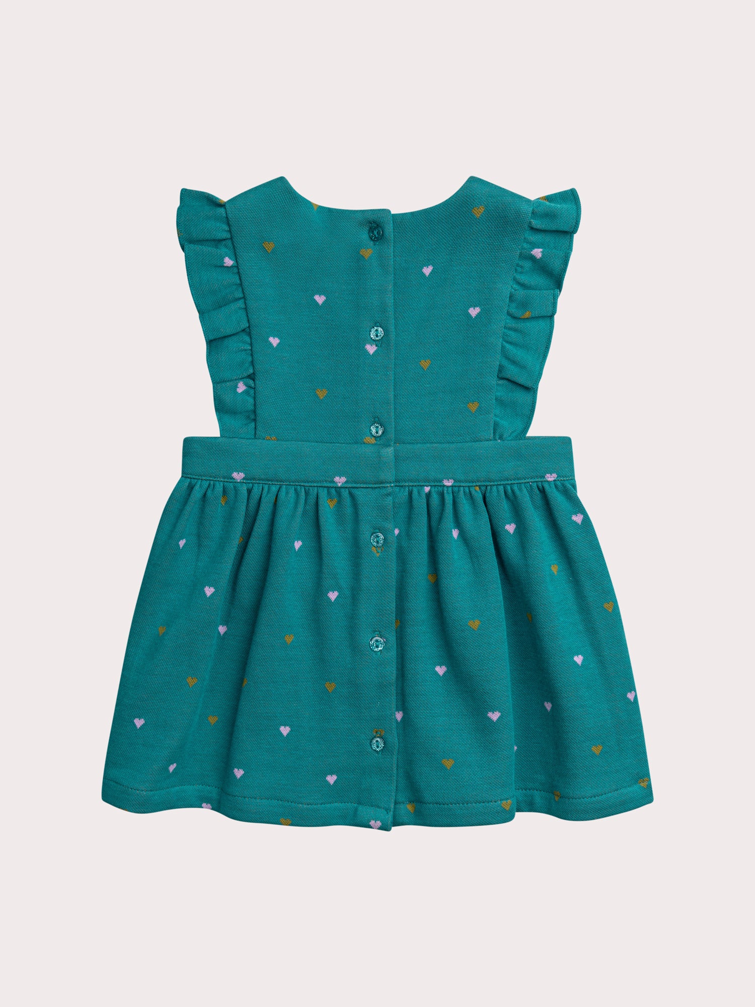 Abito blu pavone per bambina - Image 4