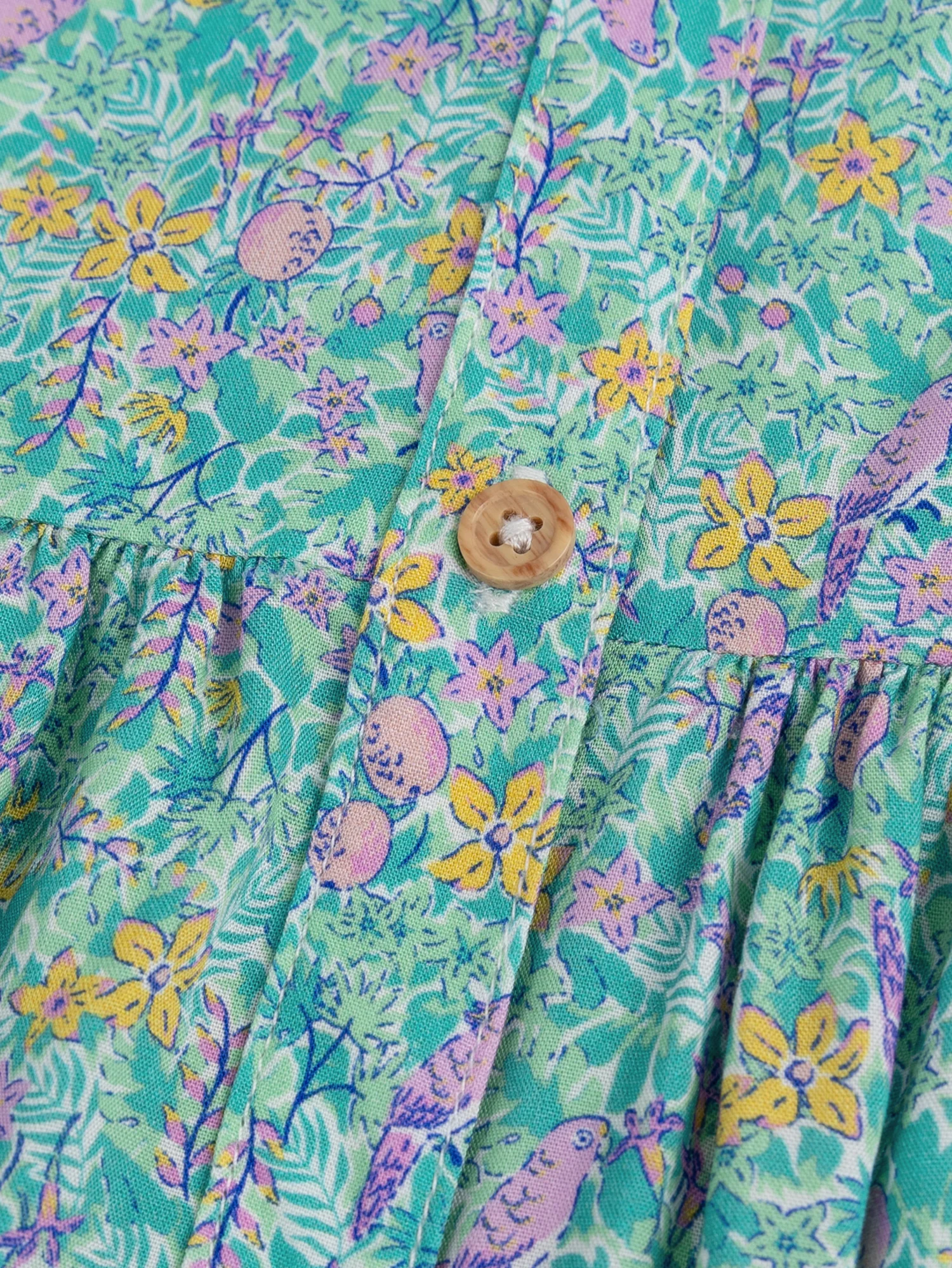 Abito con spalline sottili e stampa Liberty - Image 3