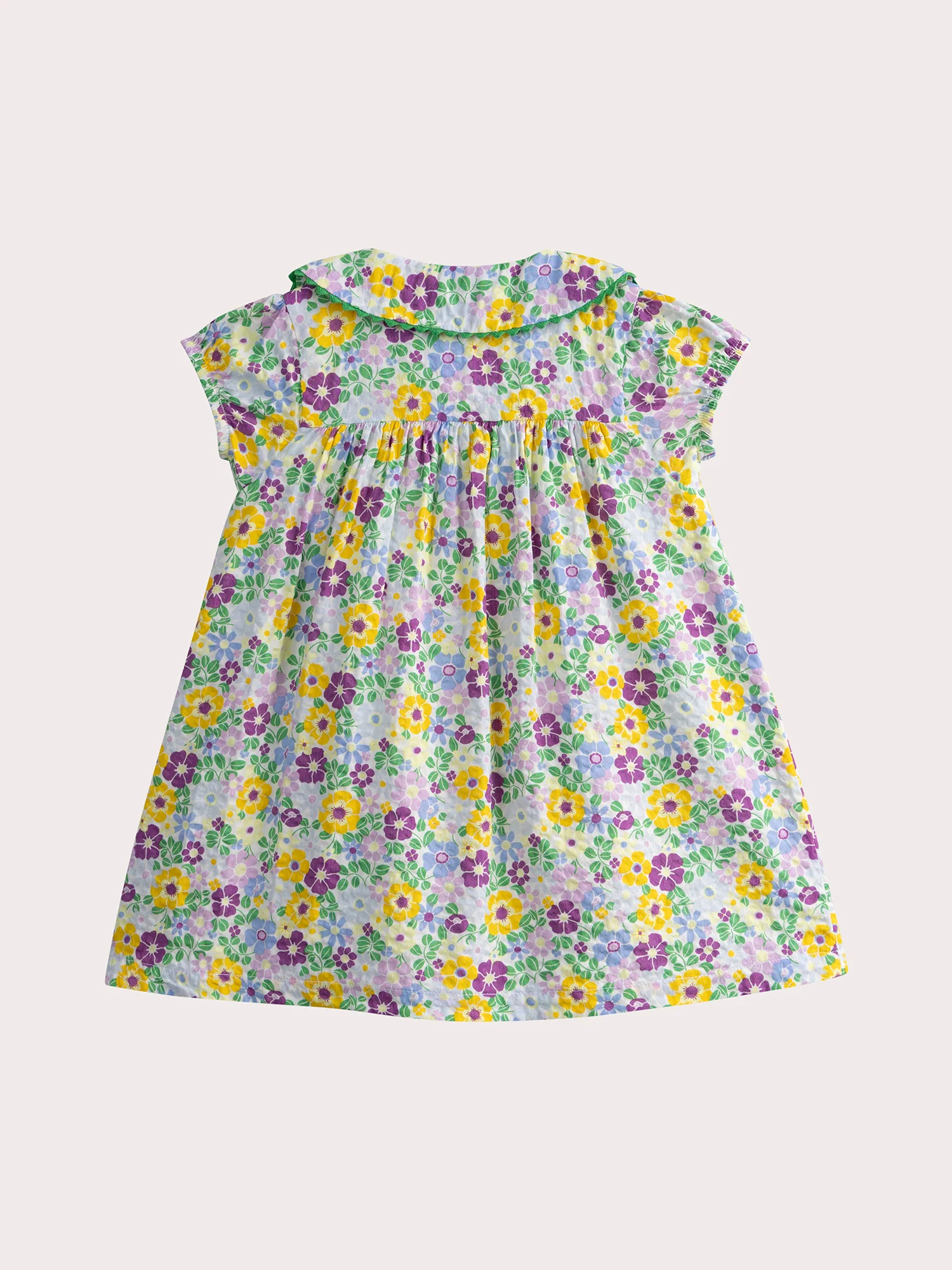 Abito ecru stampato per bambina - Image 3