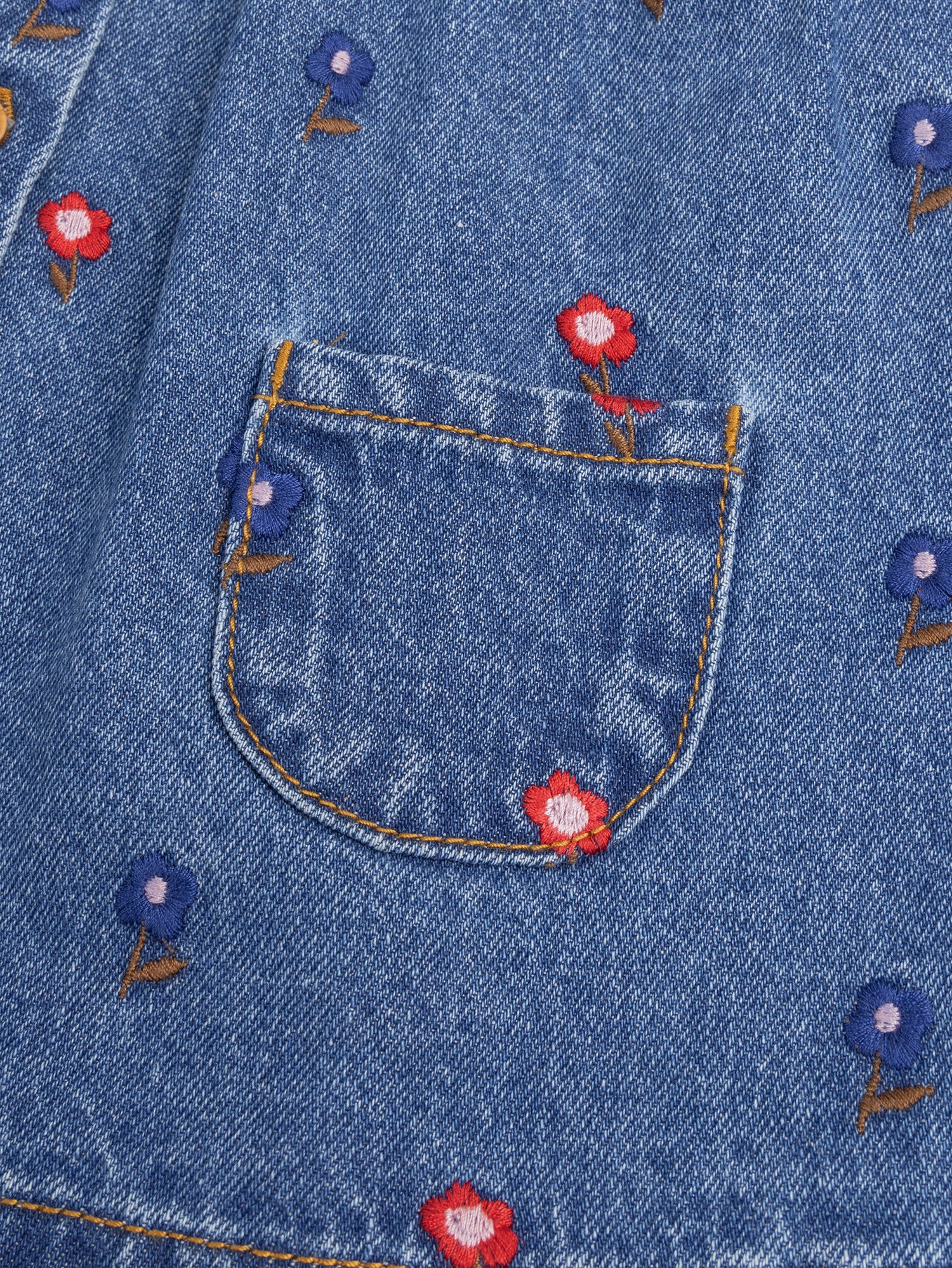 Abito in Jeans Blu per Bebé Ragazza - Image 3