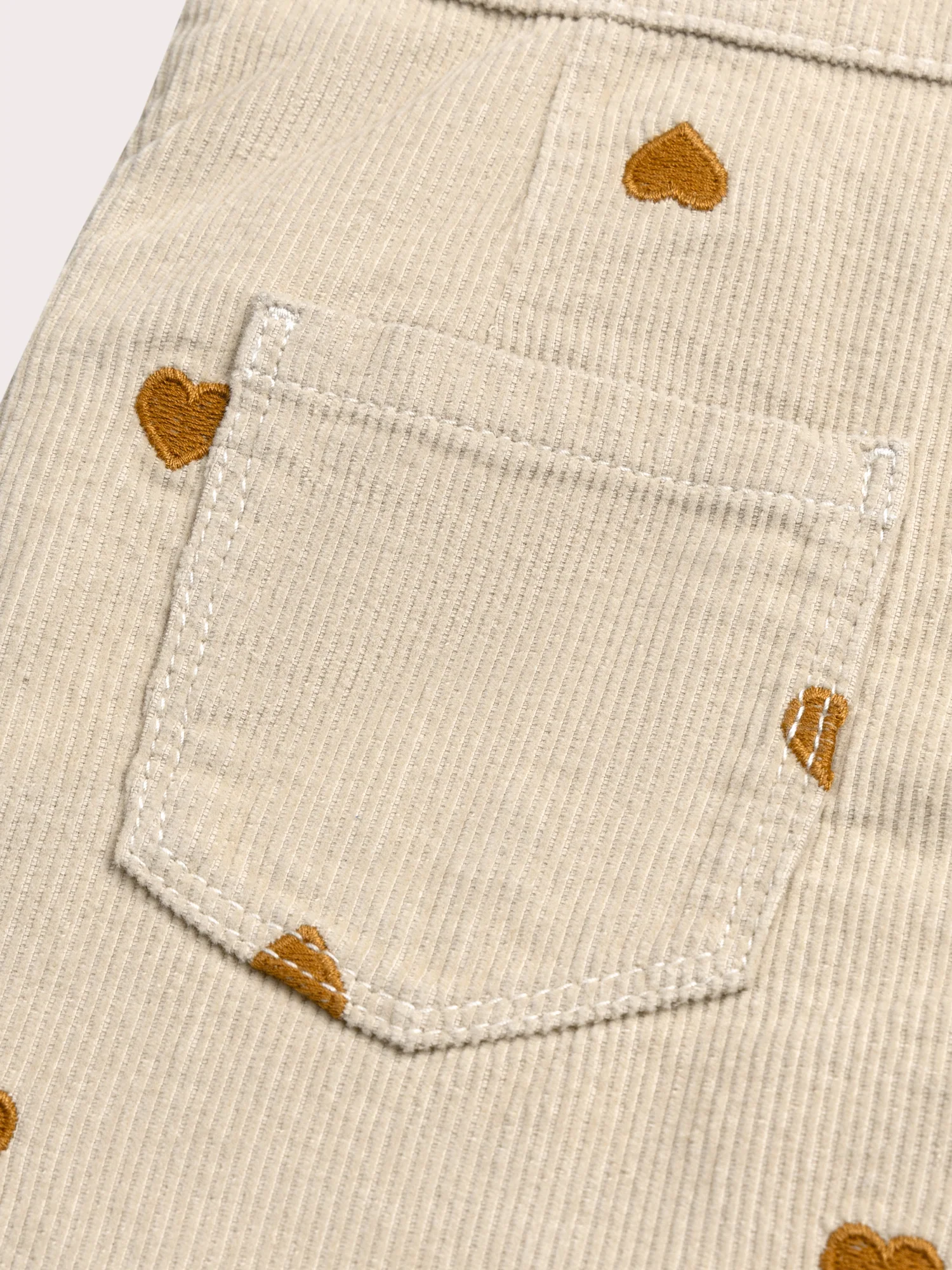 Abito salopette in velour con stampa cuori - Image 5