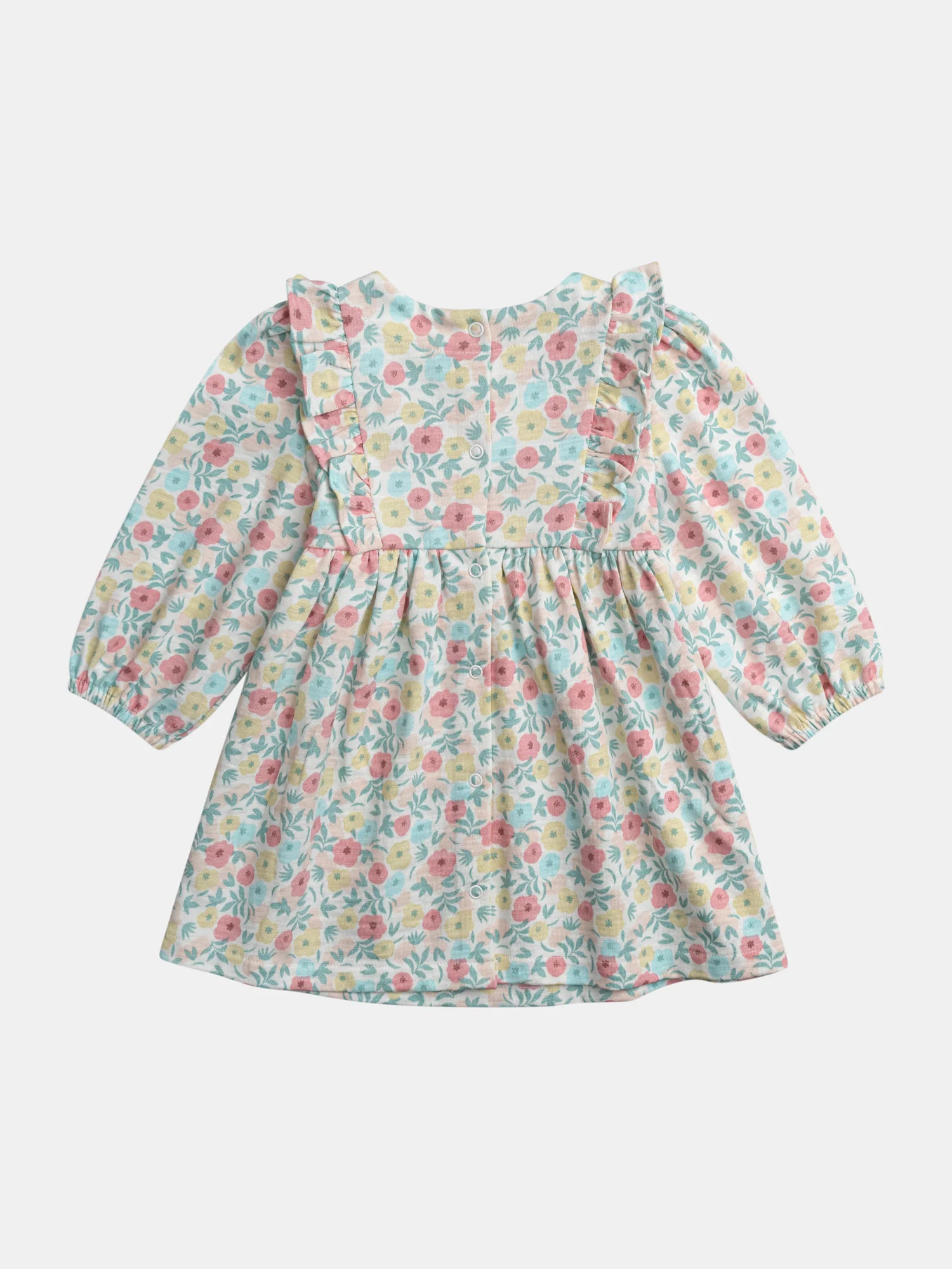 Abito Stampato di Fiori per Bambina - Image 4