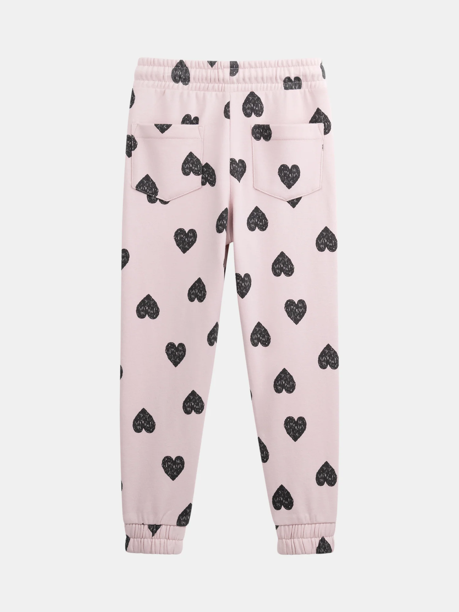 Bas de jogging rose imprimé coeur pour fille - Image 6