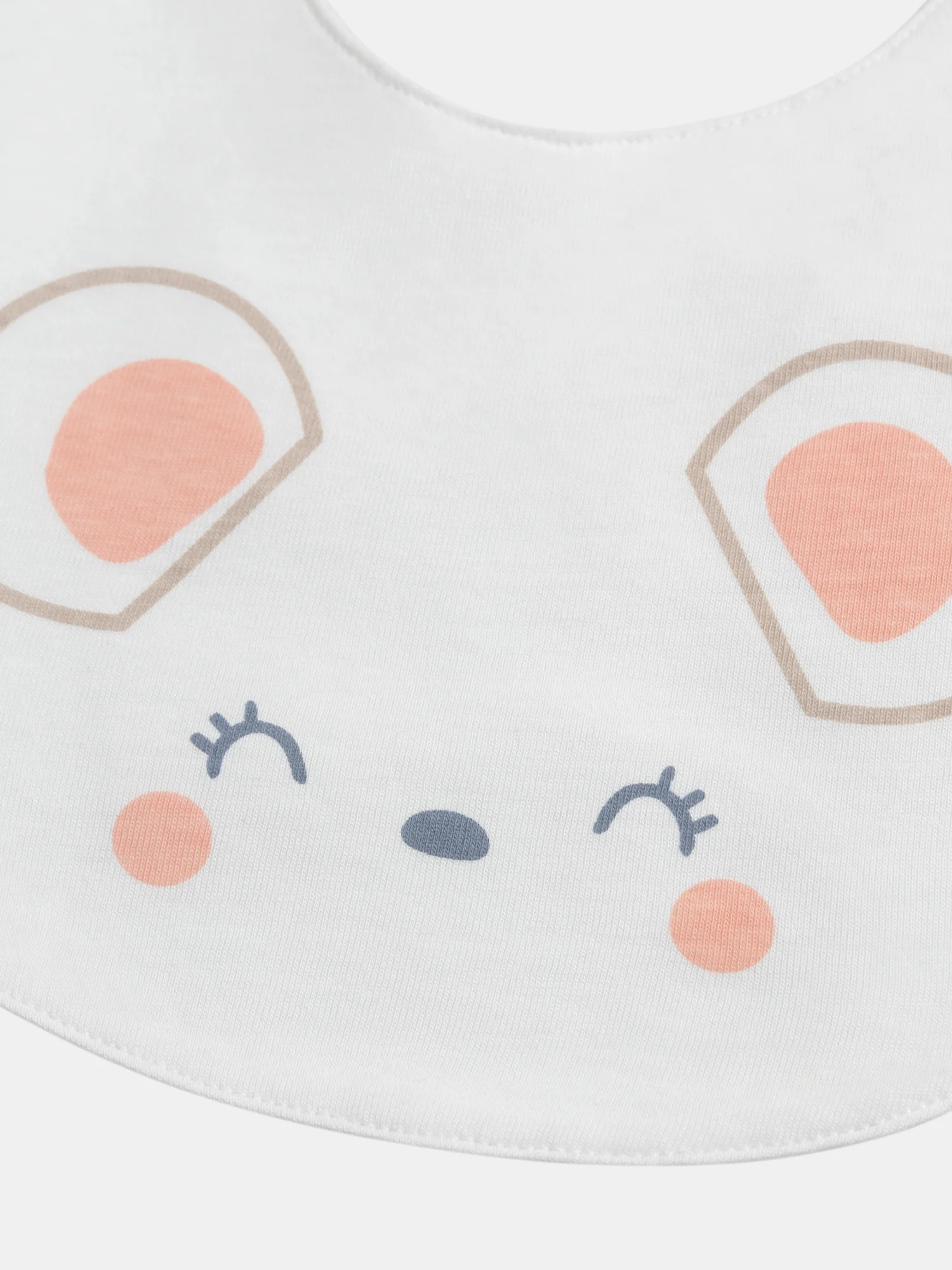 Set di 3 bavaglini per neonati con stampa di animali - Image 3
