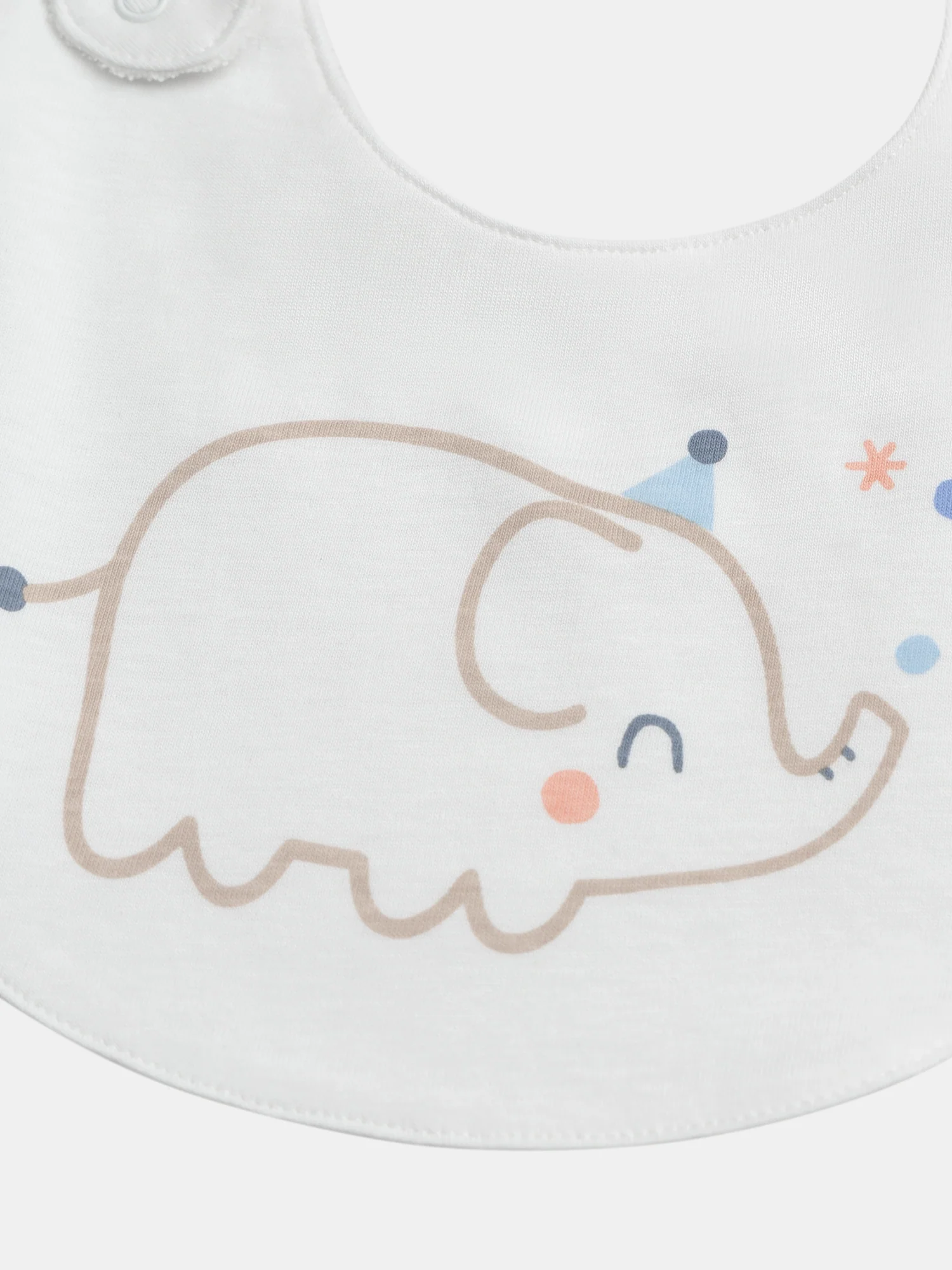 Set di 3 bavaglini per neonati con stampa di animali - Image 5
