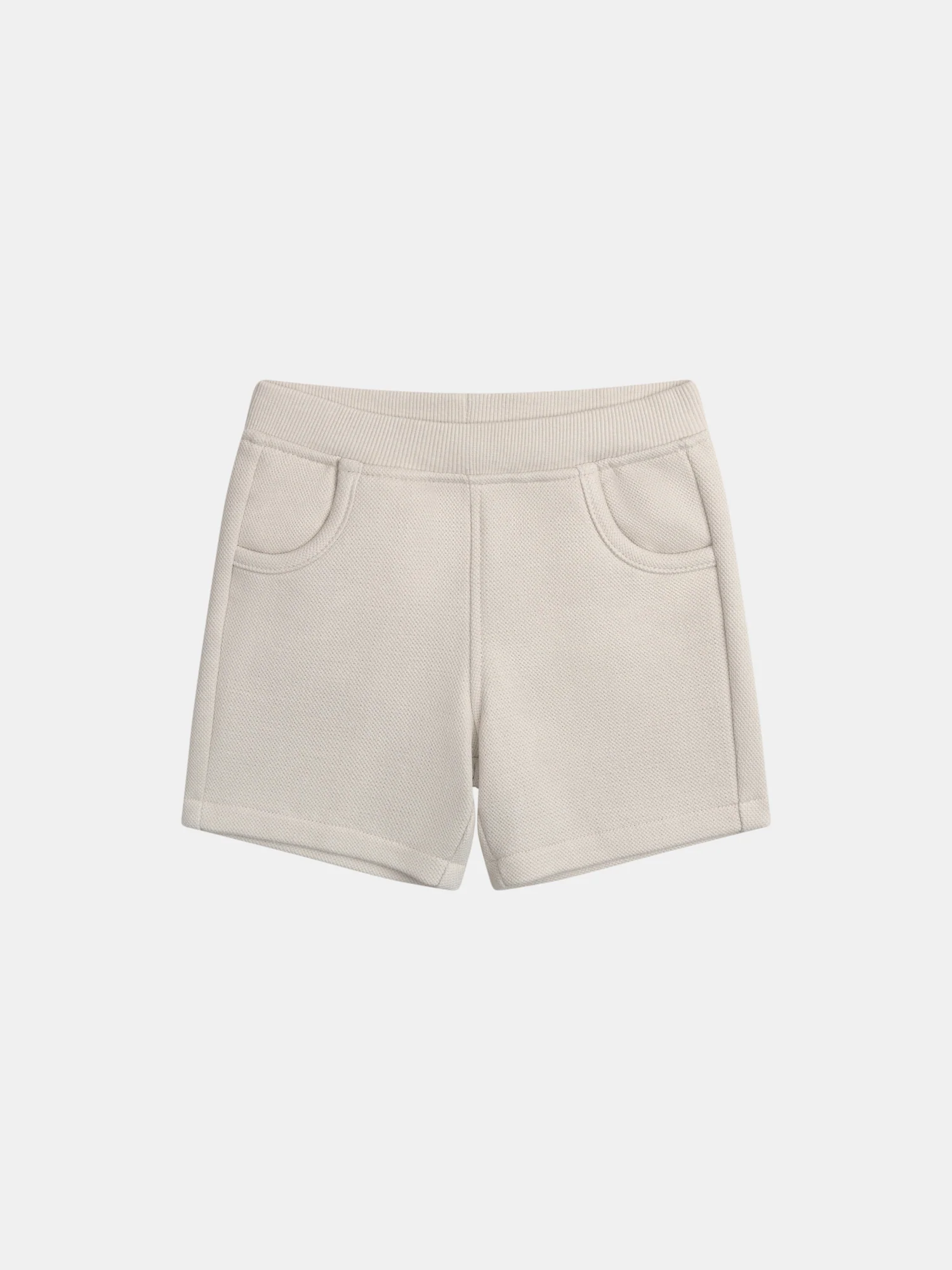 Bermuda beige con stampa di "Tigre" per bambino