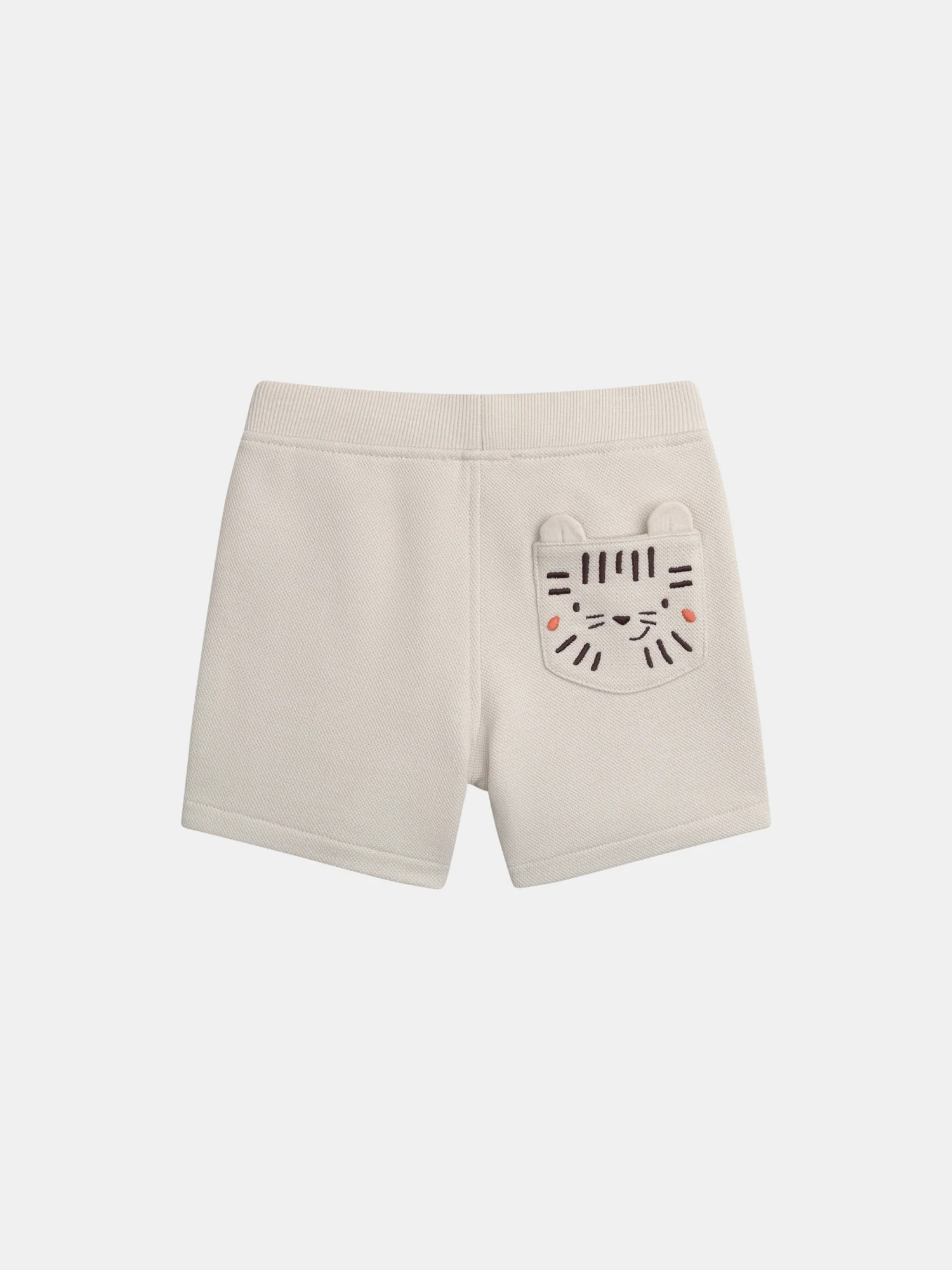 Bermuda beige con stampa di "Tigre" per bambino - Image 6