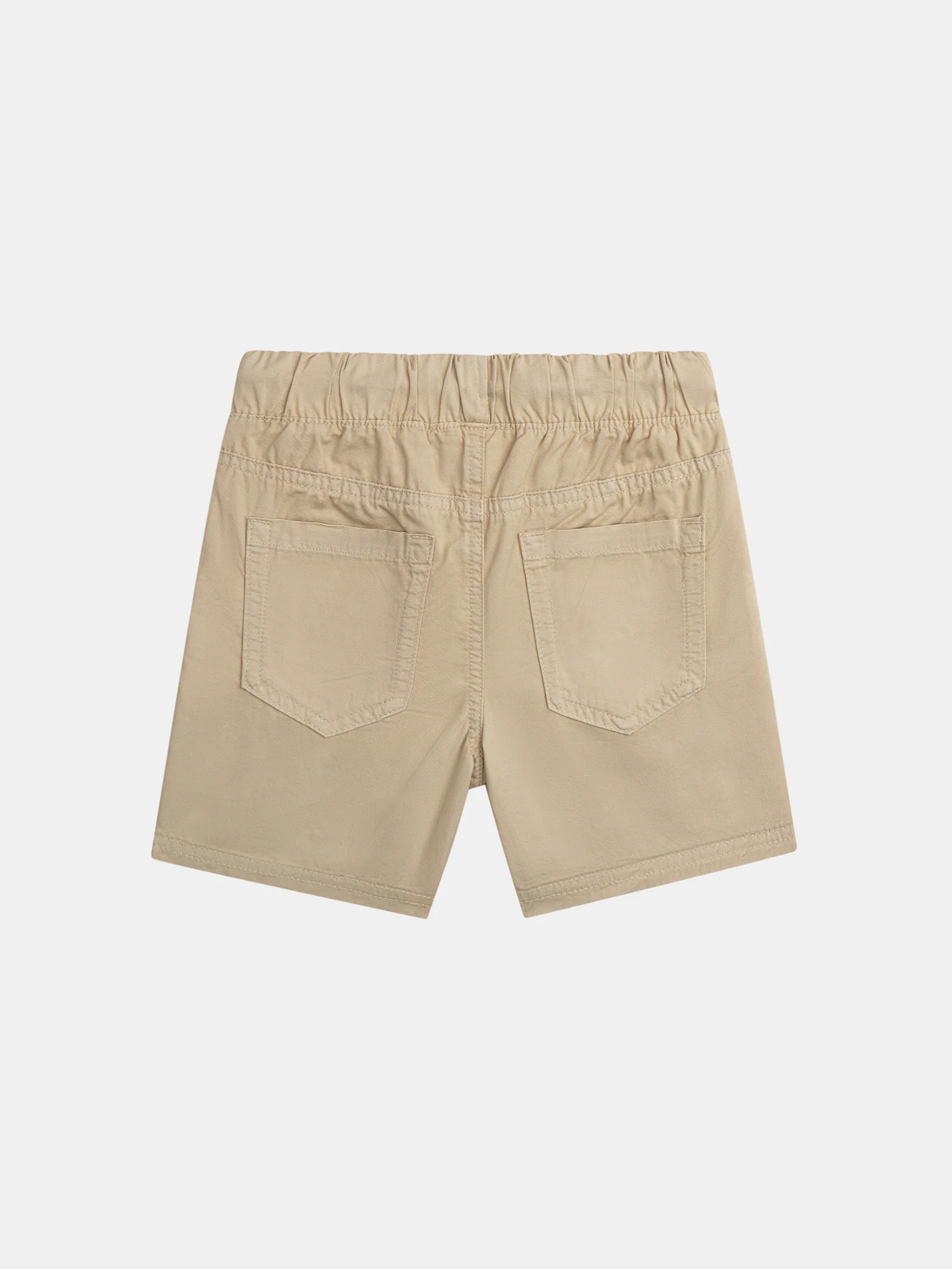 Bermuda beige con tasche anteriori e posteriori per ragazzi - Image 4