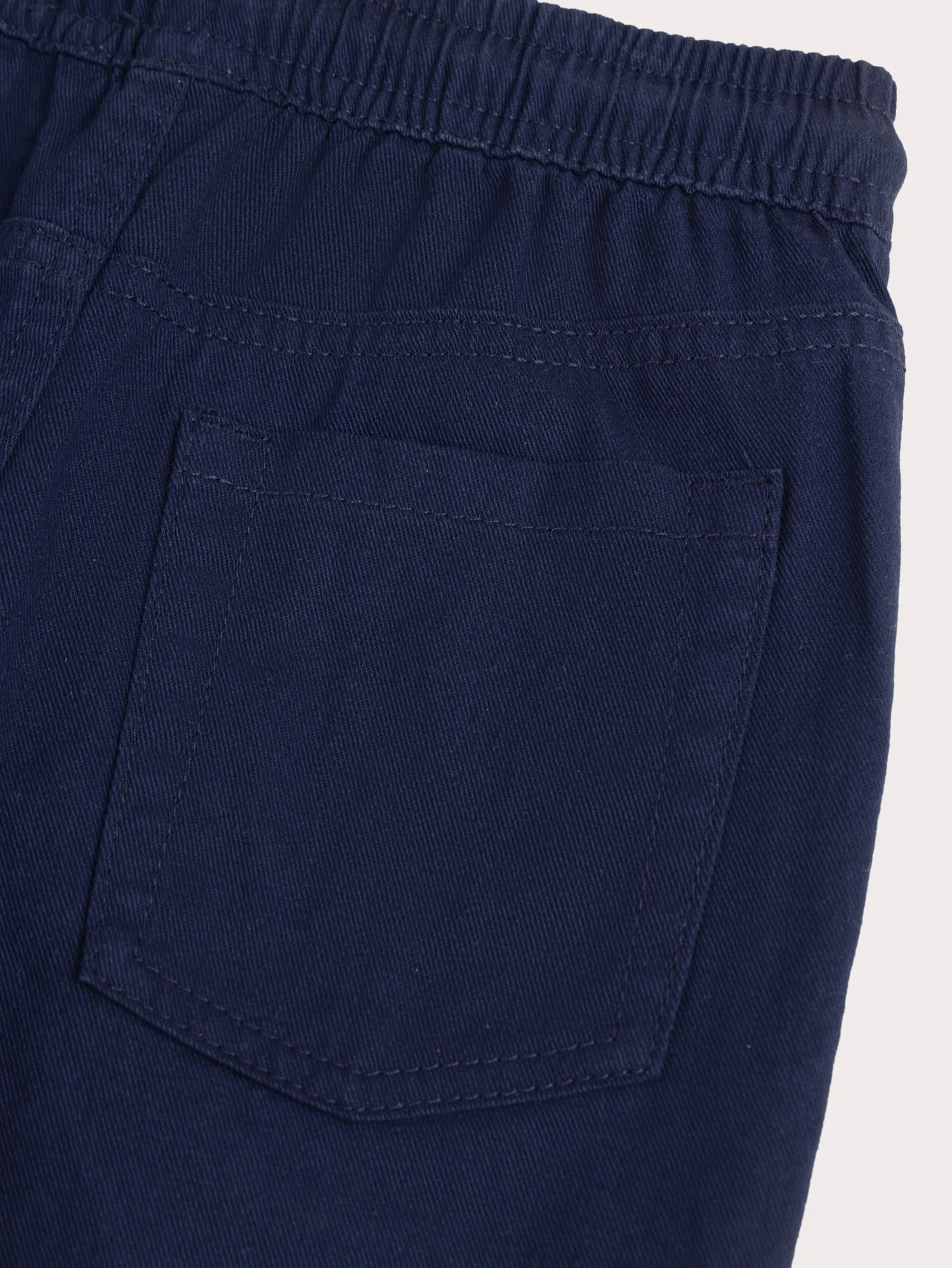 Bermuda blu scuro in twill - Image 3