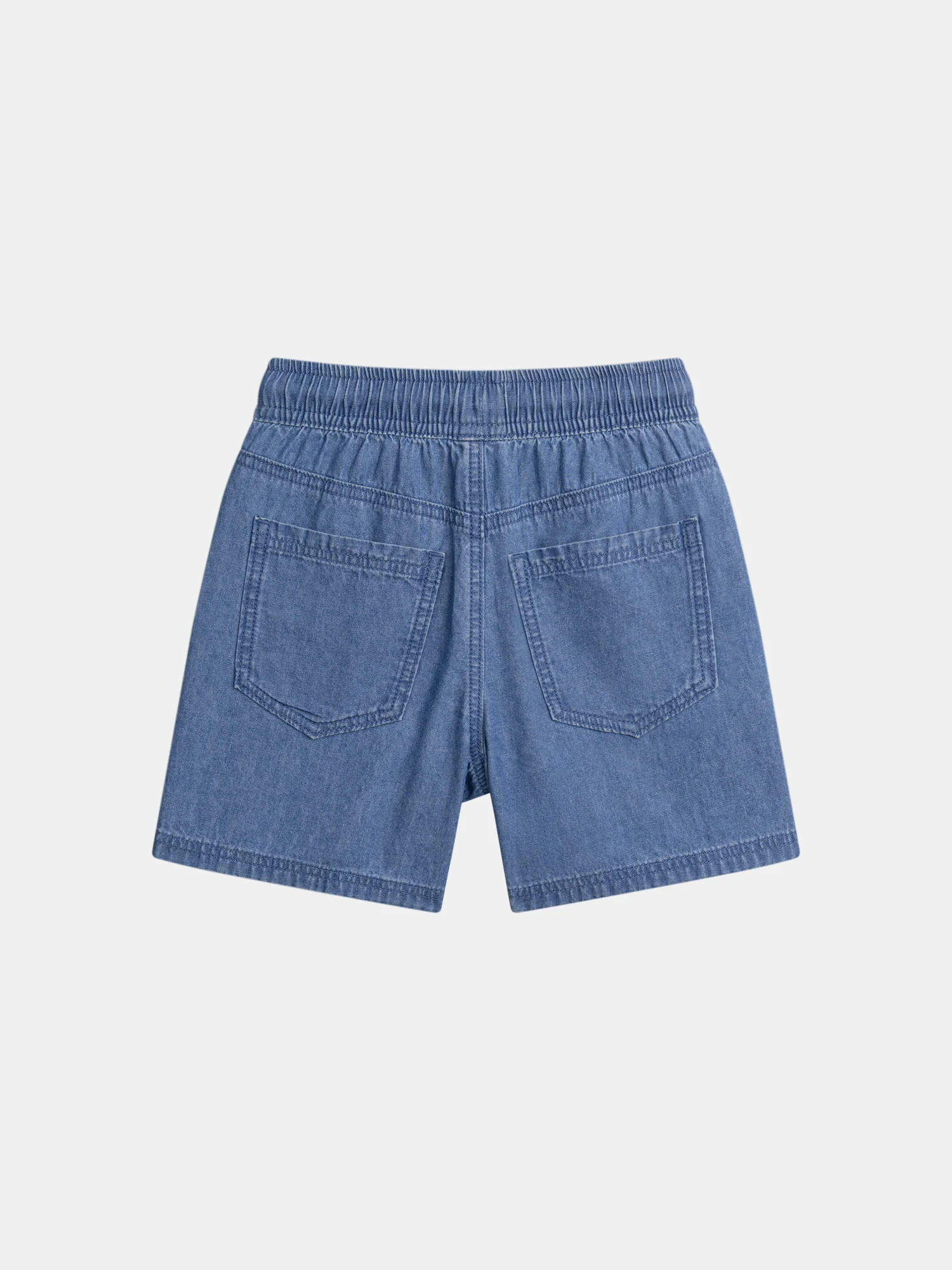 Bermuda in denim blu per ragazzi - Image 4