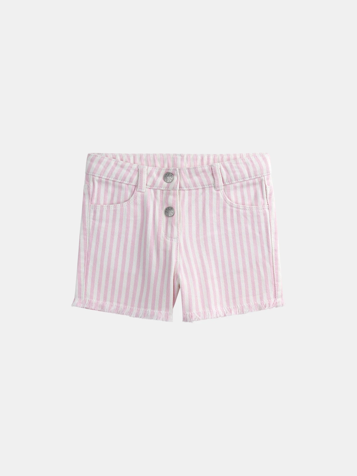 Short a righe rosa e ecru per ragazze