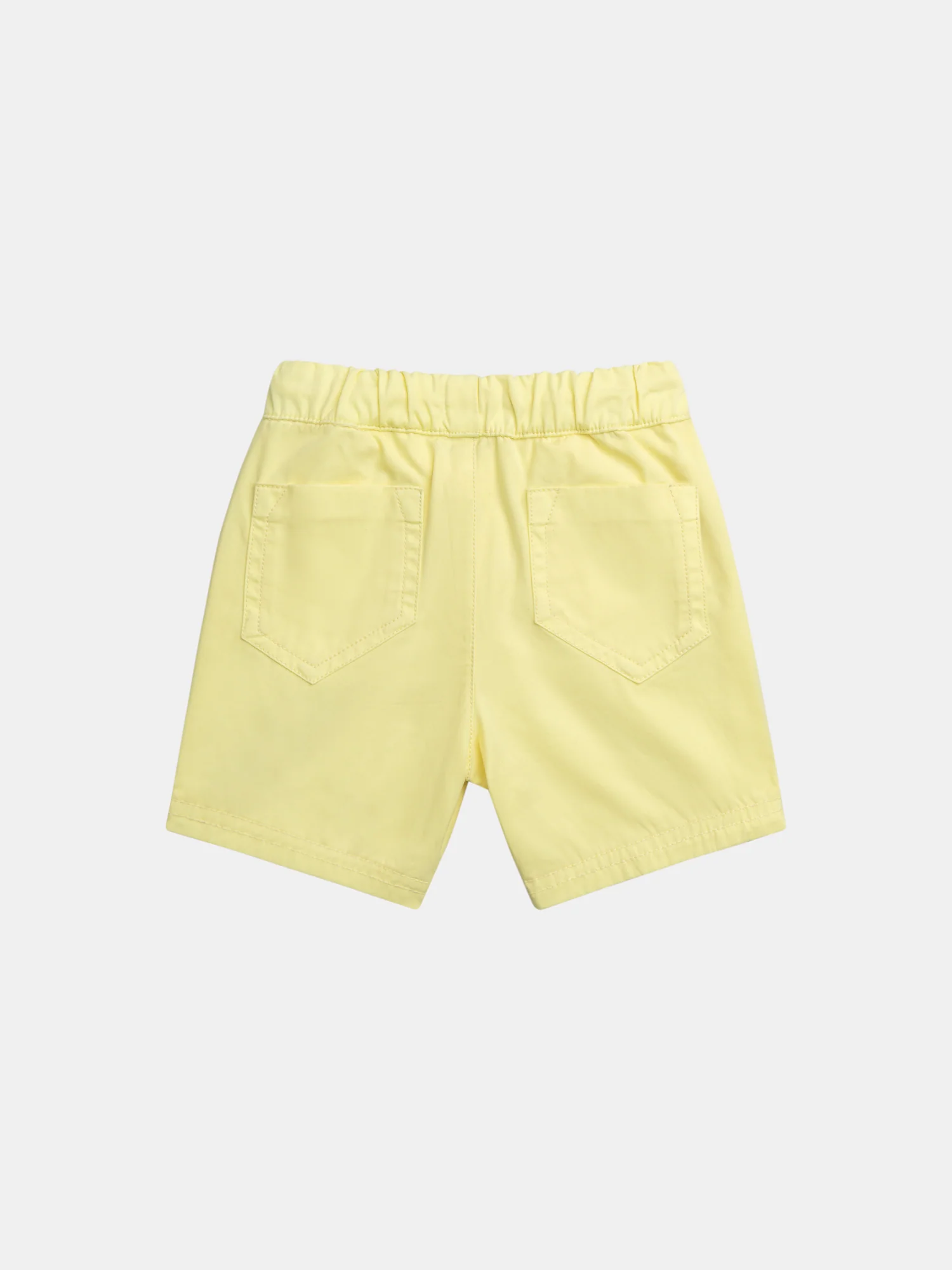 Bermuda giallo banana con motivo skateboard per bambino - Image 4