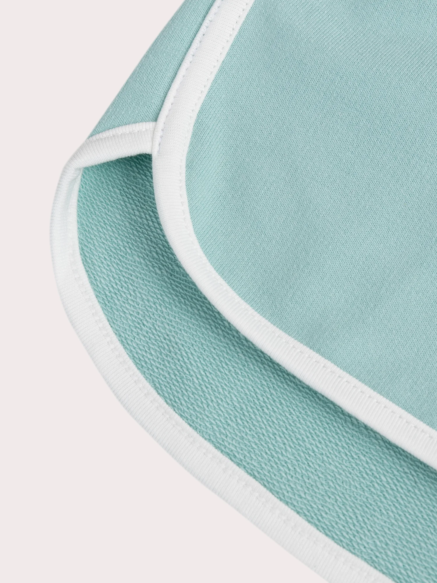 Bermuda in French Terry blu turchese - Image 3