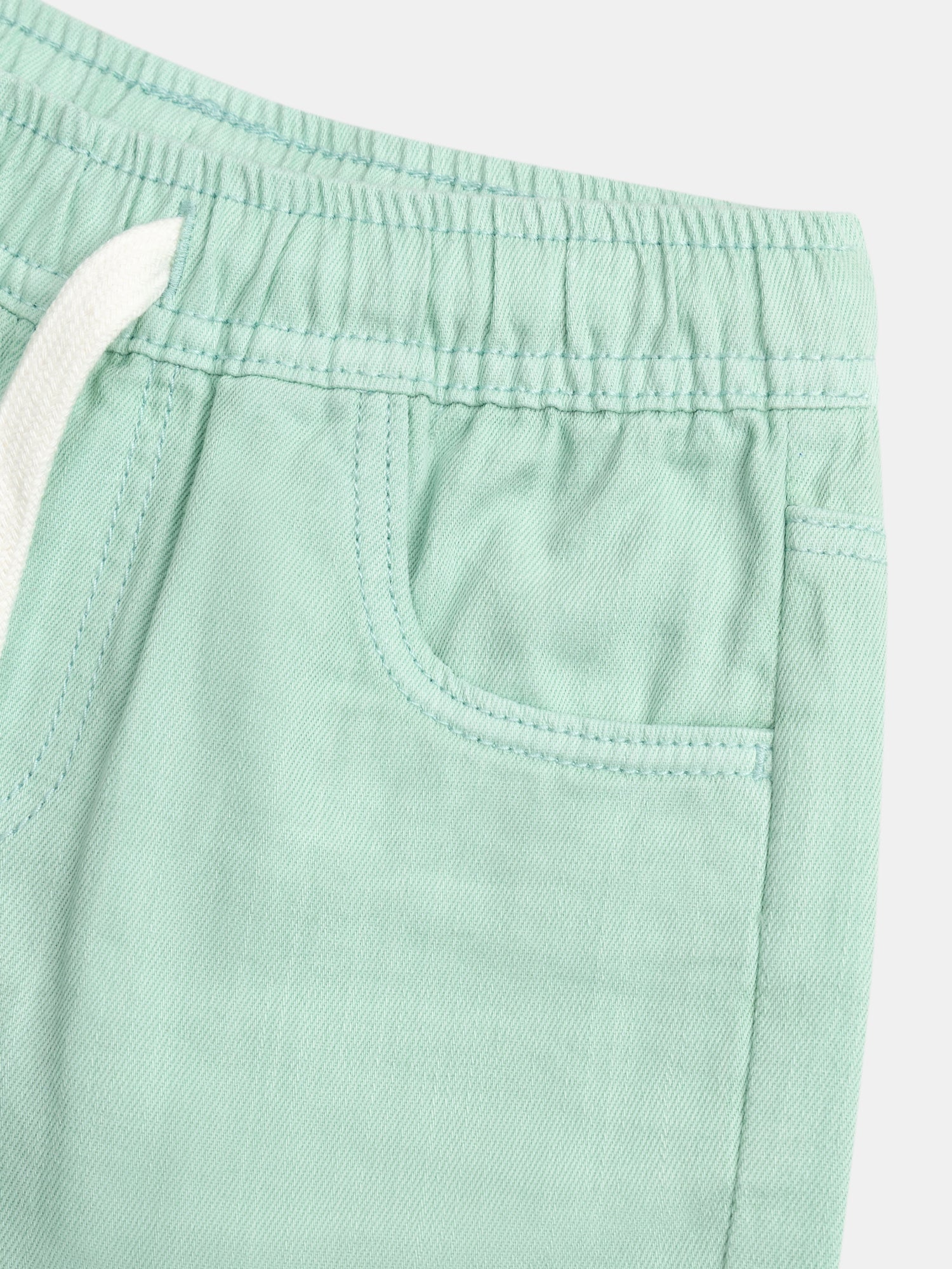 Bermuda verde in twill per ragazzi - Image 5