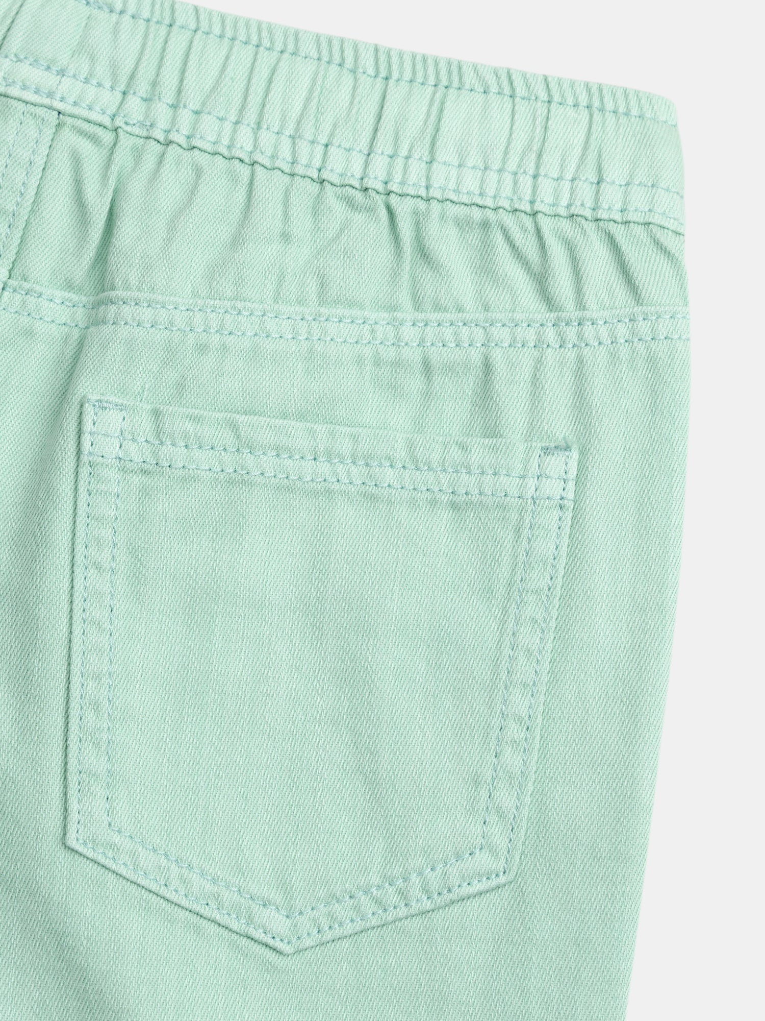 Bermuda verde in twill per ragazzi - Image 6