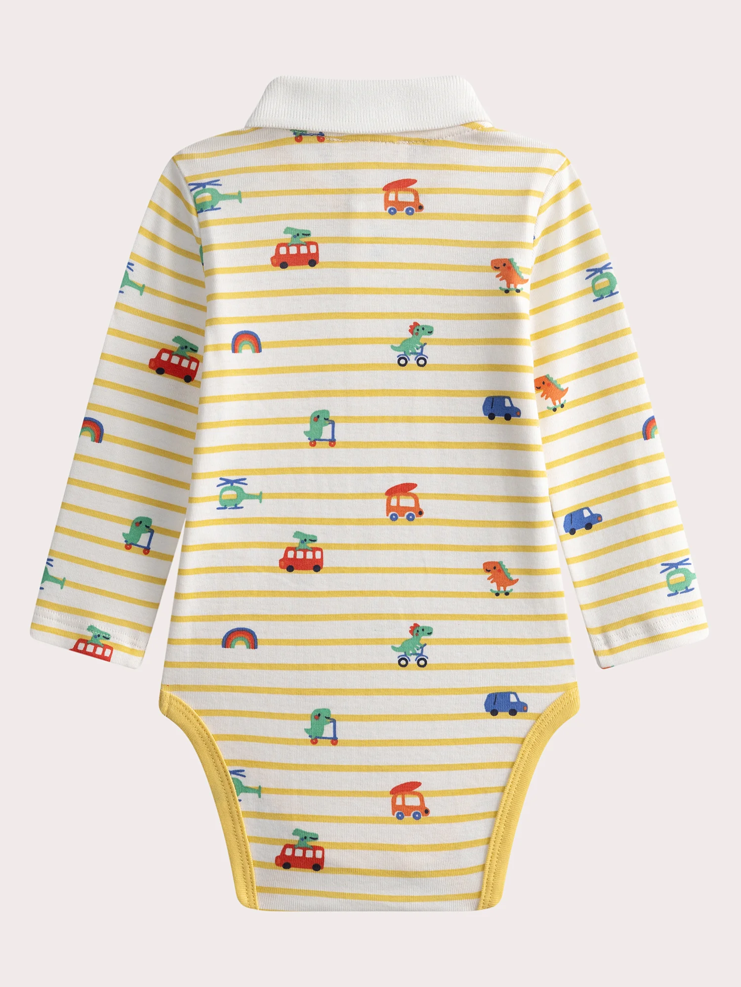 Body a righe Ecru per Bambino - Image 3
