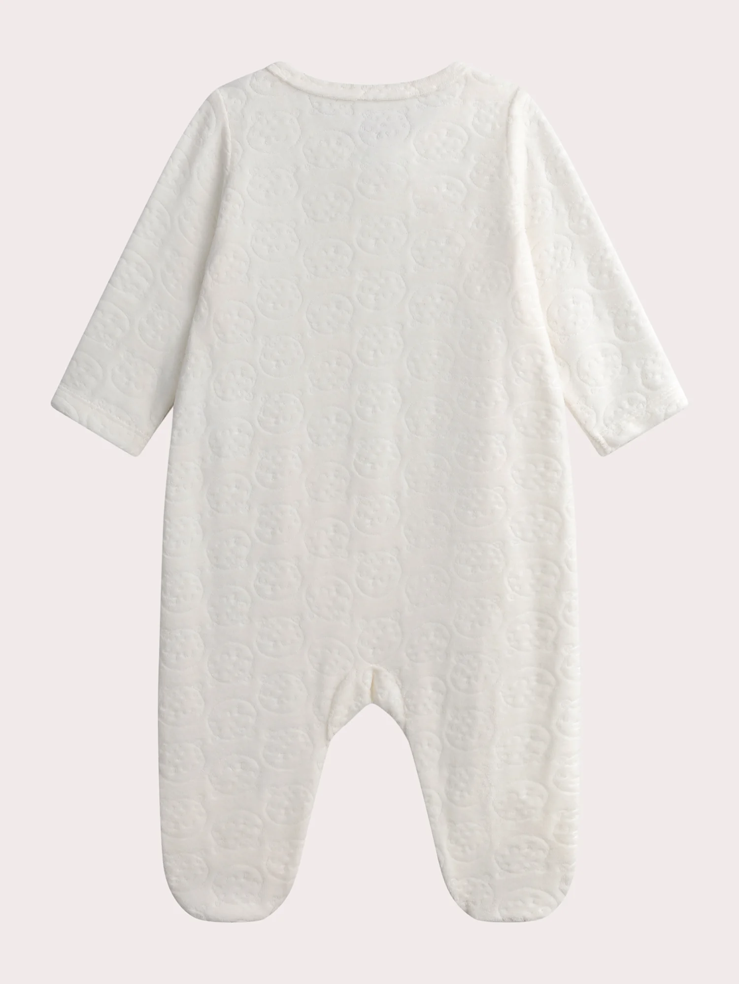 Body in velour ecru fantasia - Image 3