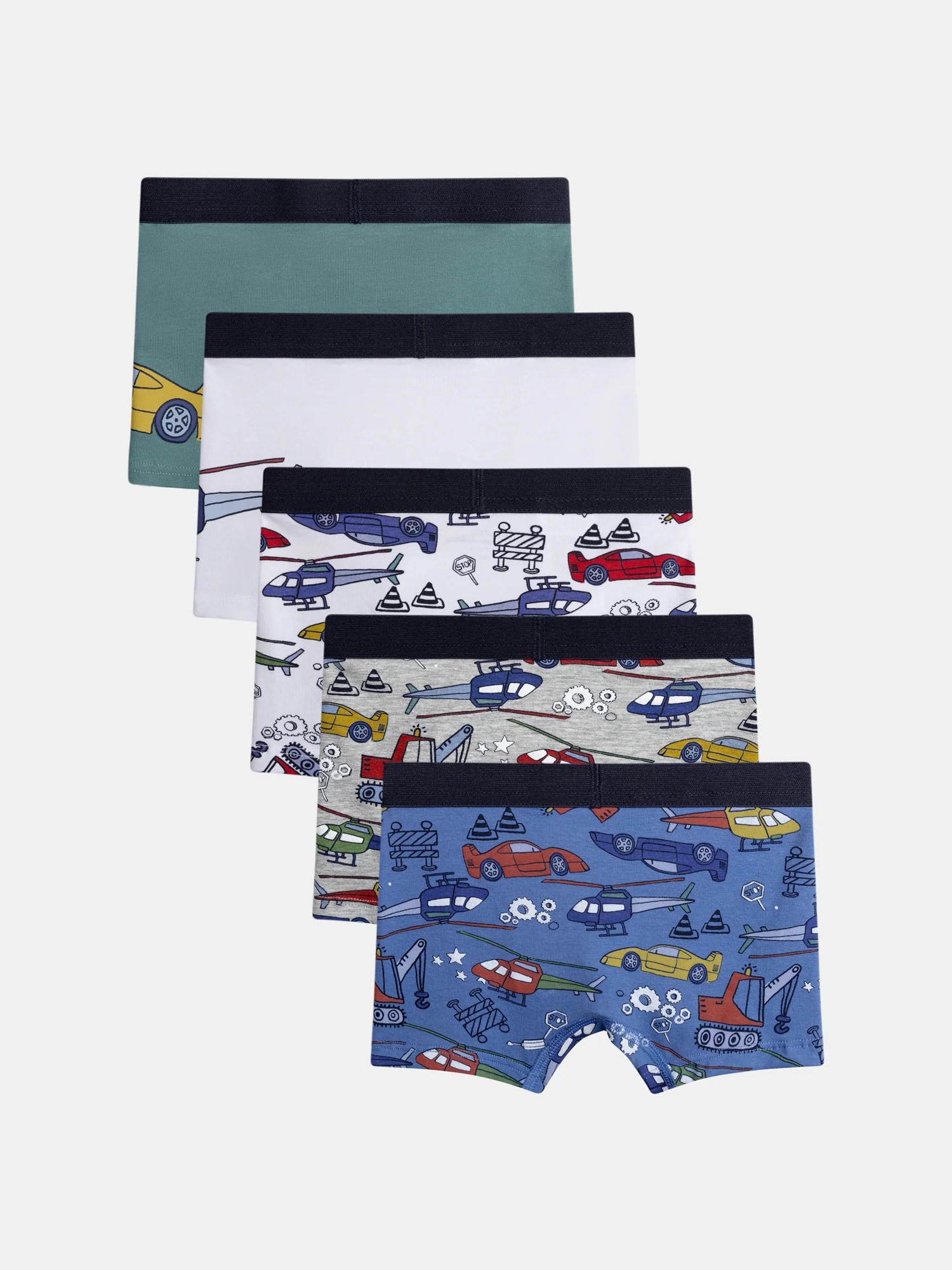 Confezione da 5 boxer "Trasporto" per bambini - Image 5