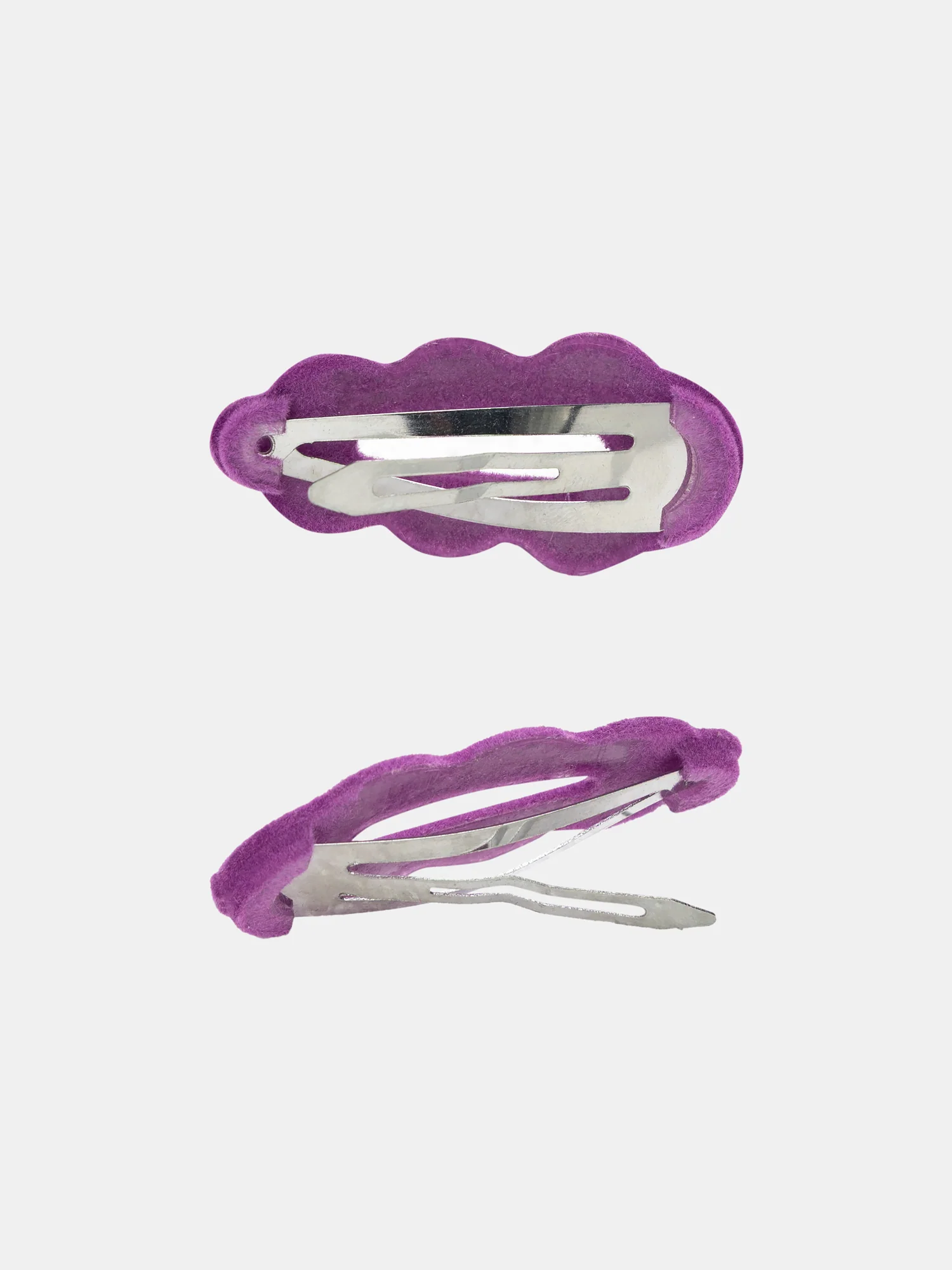 Lot de 3barrettes formes organiques multicolores pour fille - Image 2