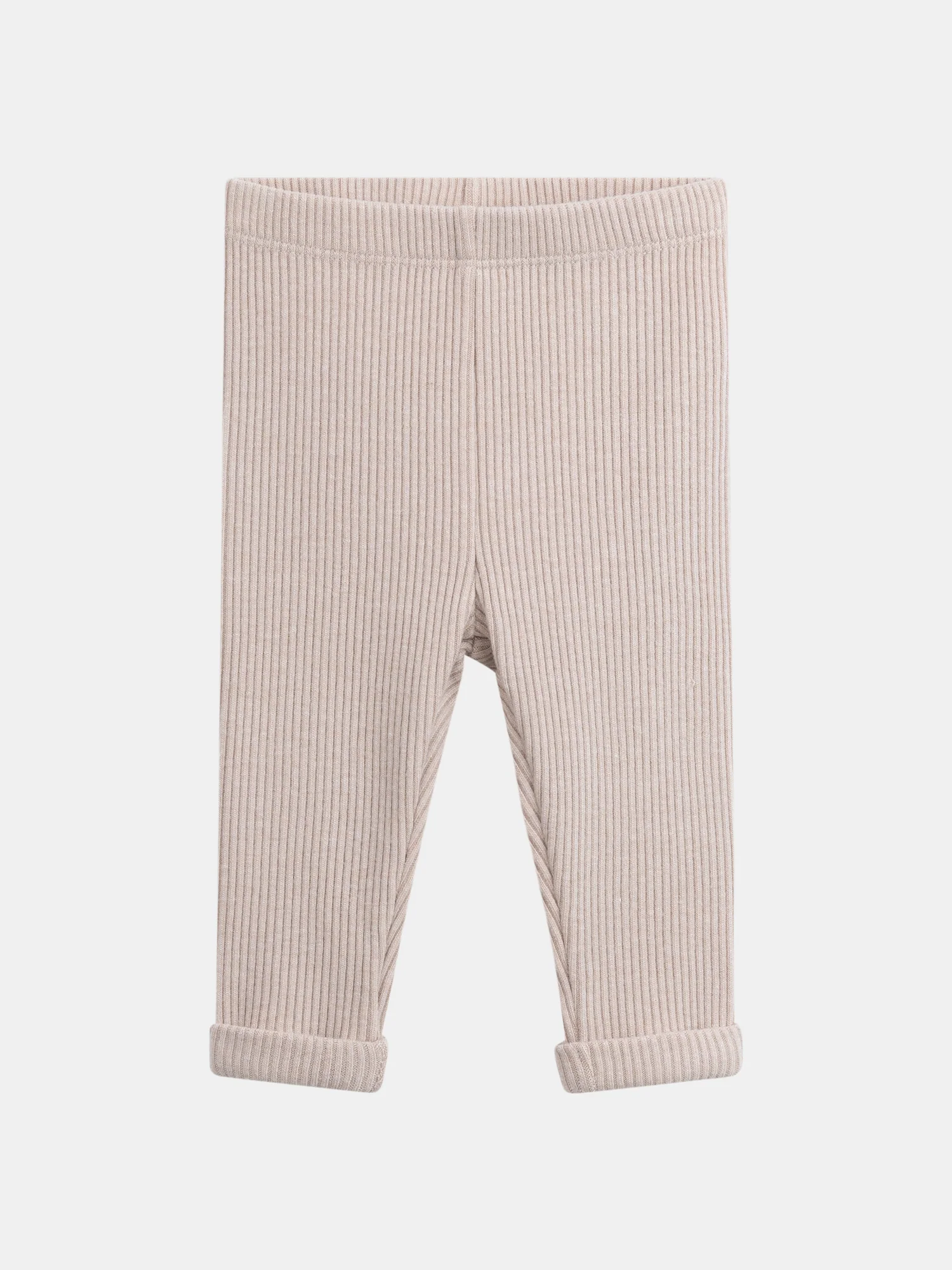 Legging beige foncé pour bébé fille