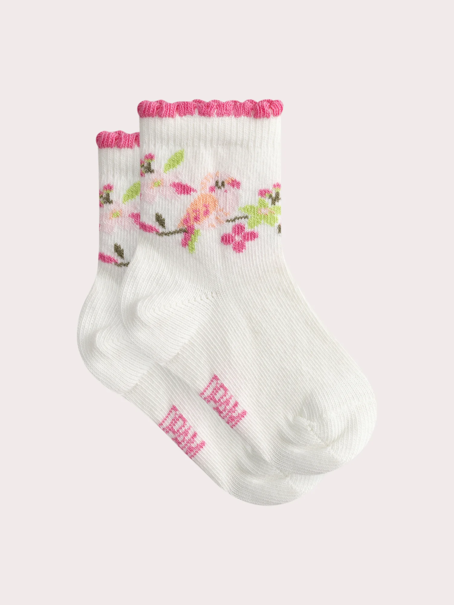 Calze bianche con stile per bambina