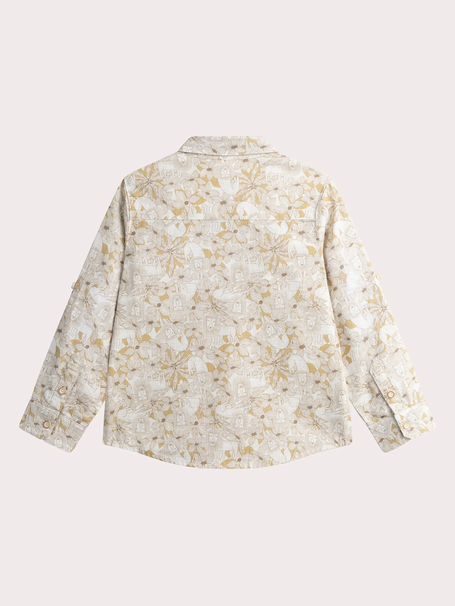 Camicia a maniche lunghe con stampa di leoni - Image 4