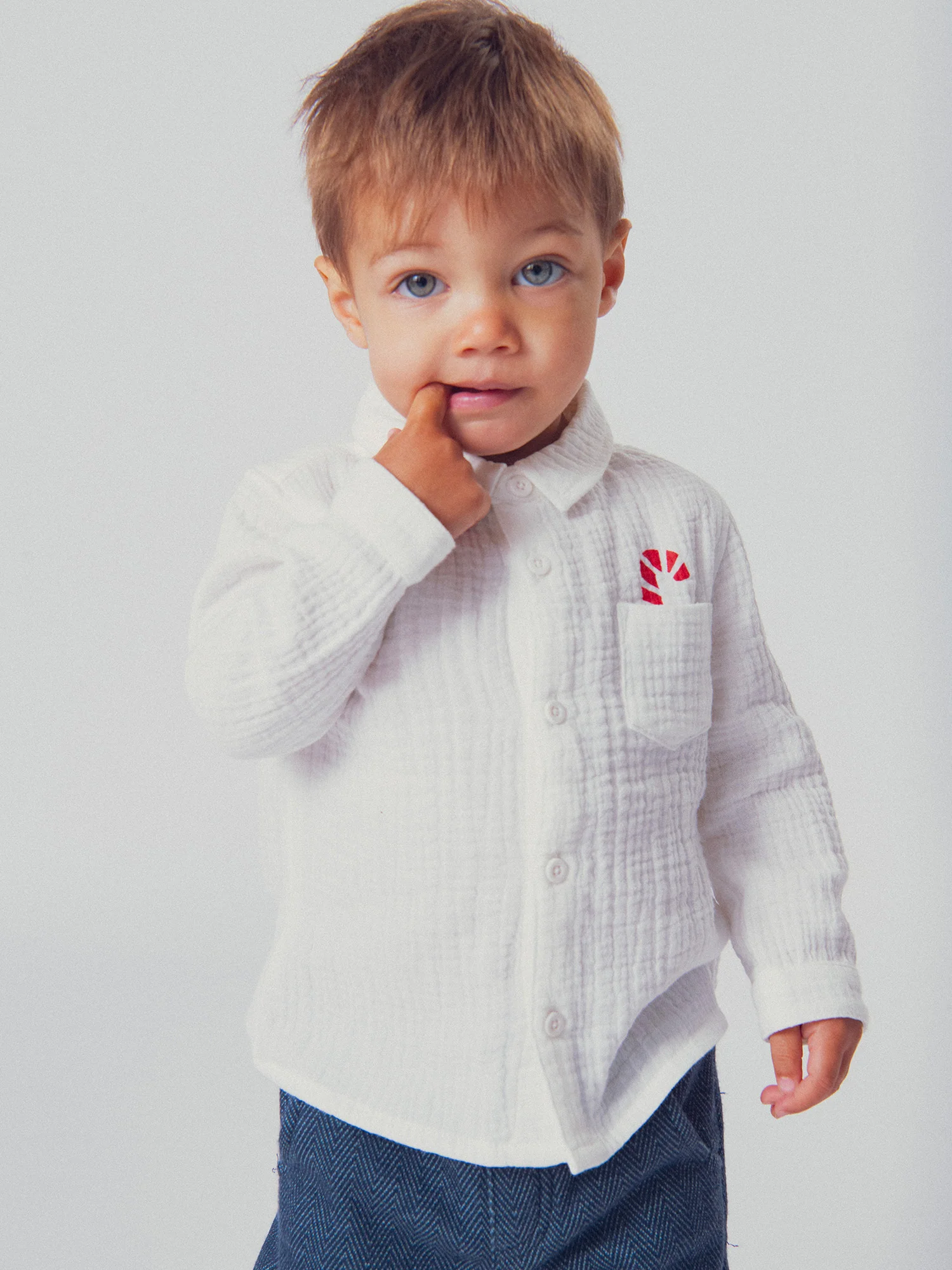 Camicia bianca per bambino - Image 2