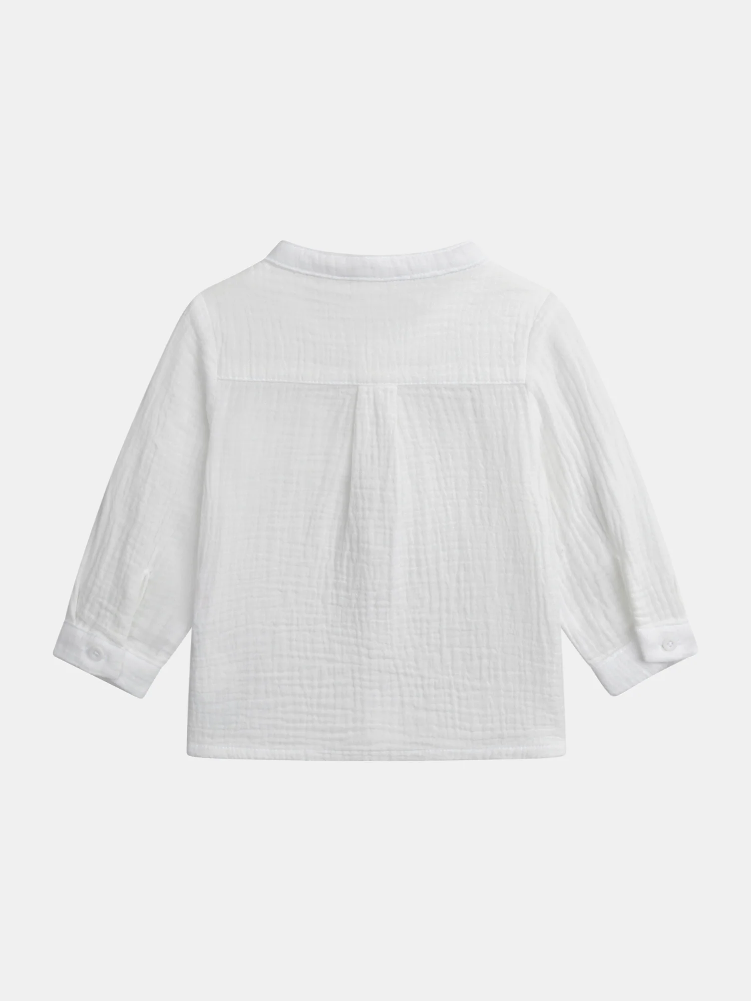 Camicia ecru con ricamo di palma per bambino - Image 5