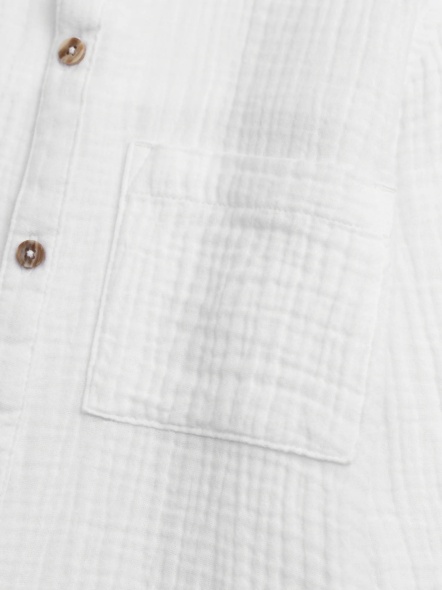 Camicia ecru con tasca per ragazzi - Image 7