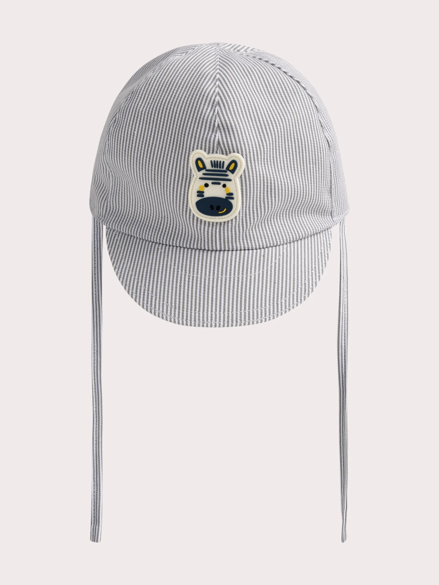 Cappellino a righe con motivo zebra per bebè maschio