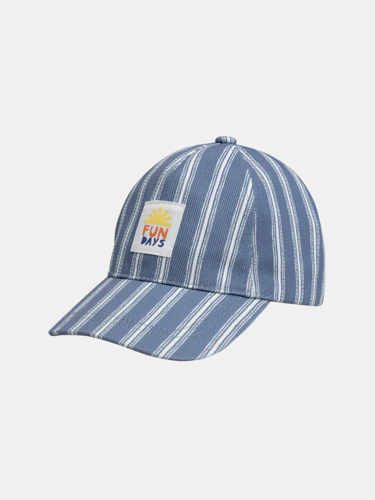 Cappellino in denim a righe per ragazzo - Image 2