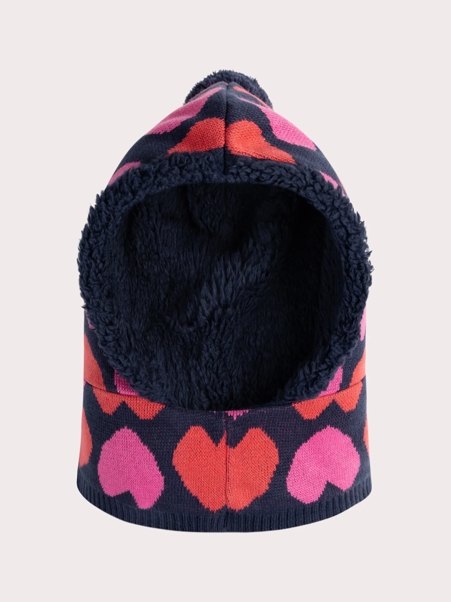 Cappello a Motivo Cuori per Ragazze