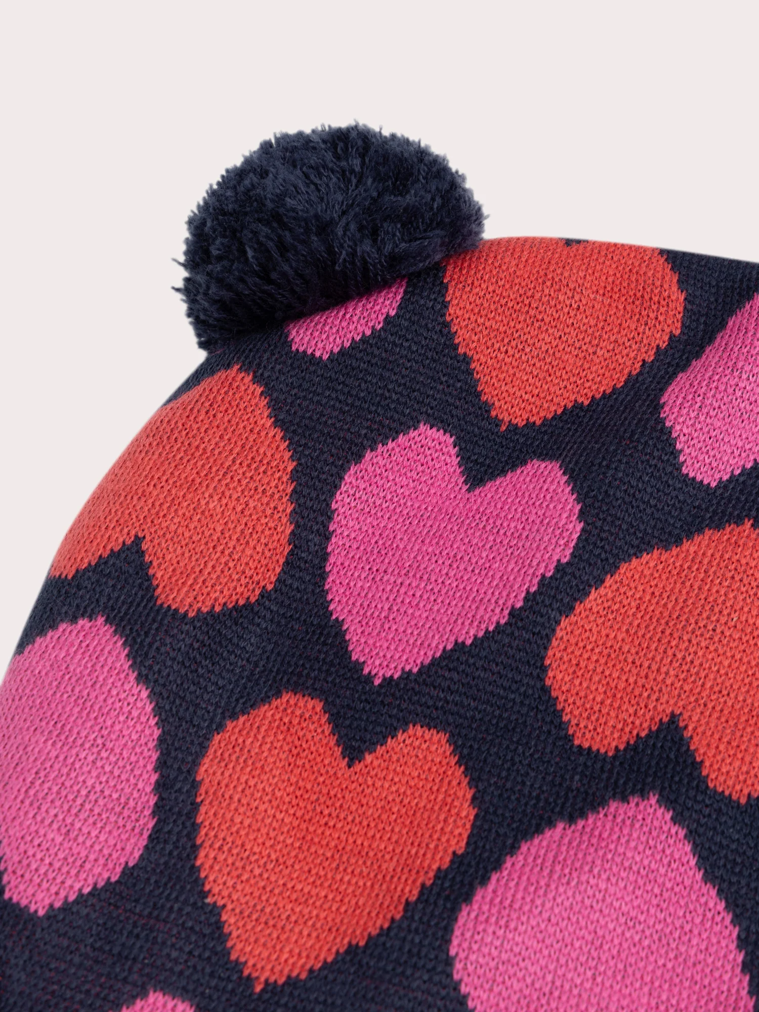 Cappello a Motivo Cuori per Ragazze - Image 3