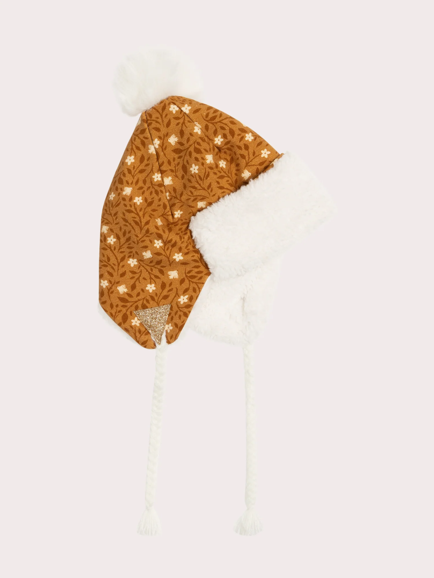 Cappello a motivo fiorito per bambina - Image 2