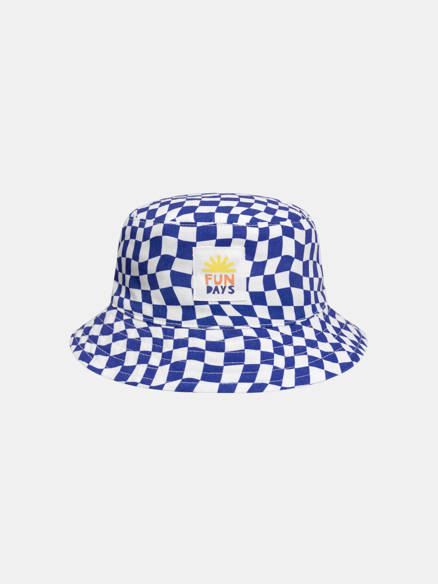 Cappello a Quadrati Blu per Ragazzi