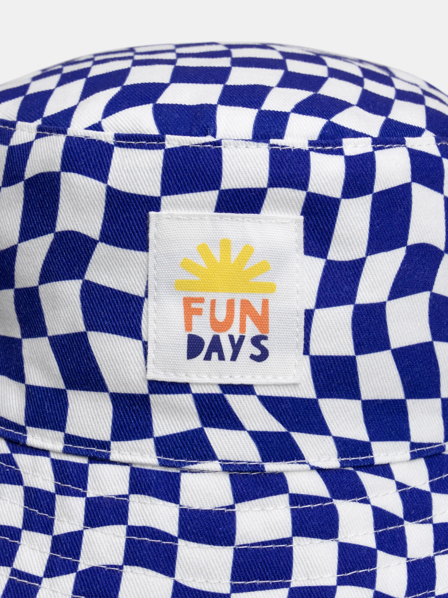 Cappello a Quadrati Blu per Ragazzi - Image 2