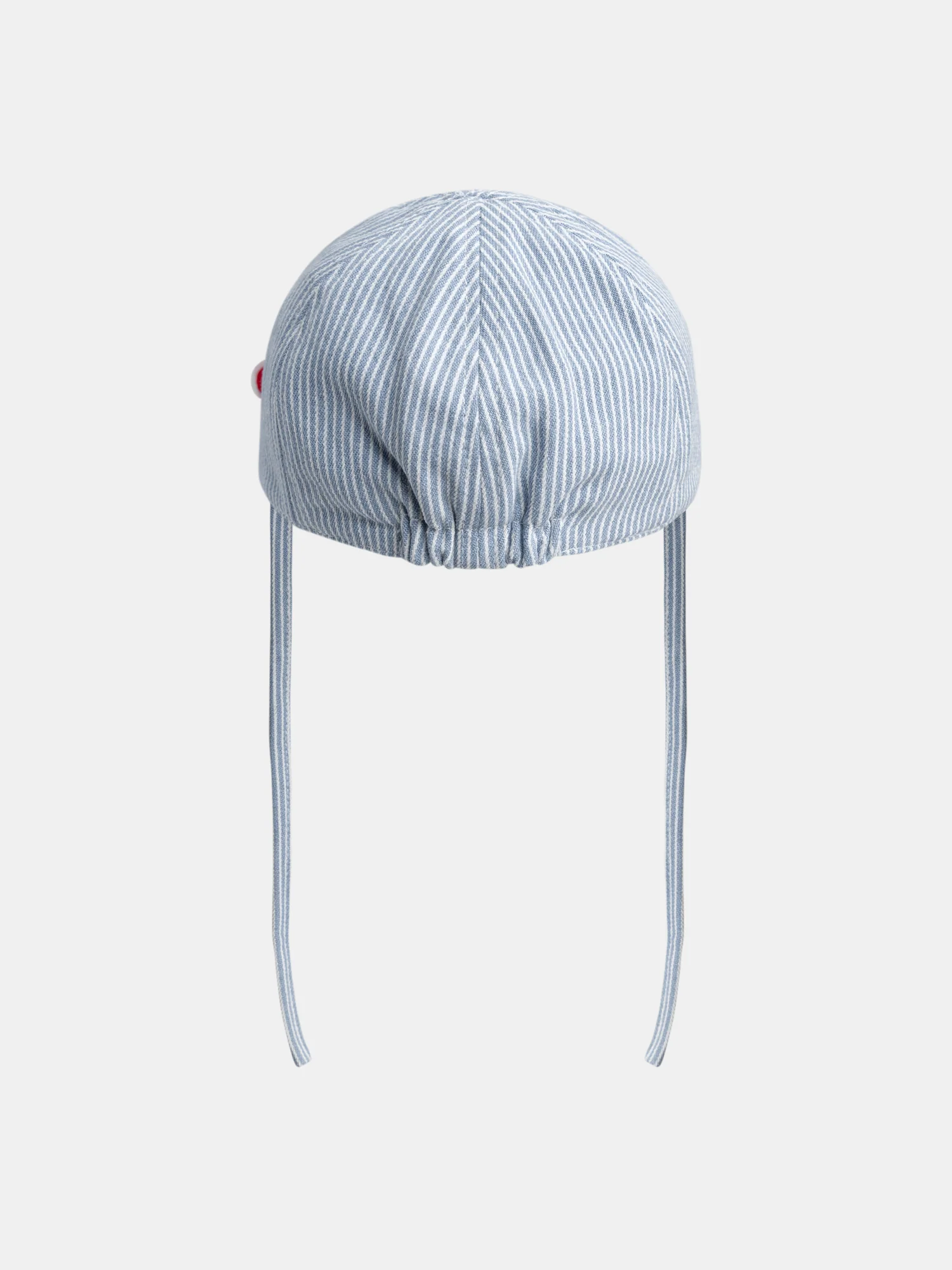 Cappellino in denim a righe per bambino - Image 3