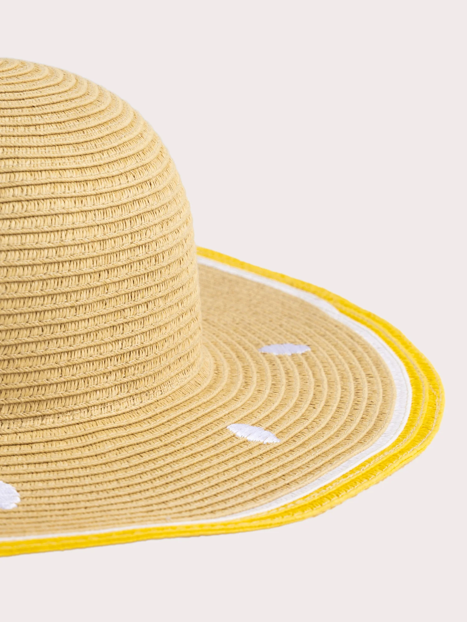 Cappello di paglia a motivo limone per ragazze - Image 2