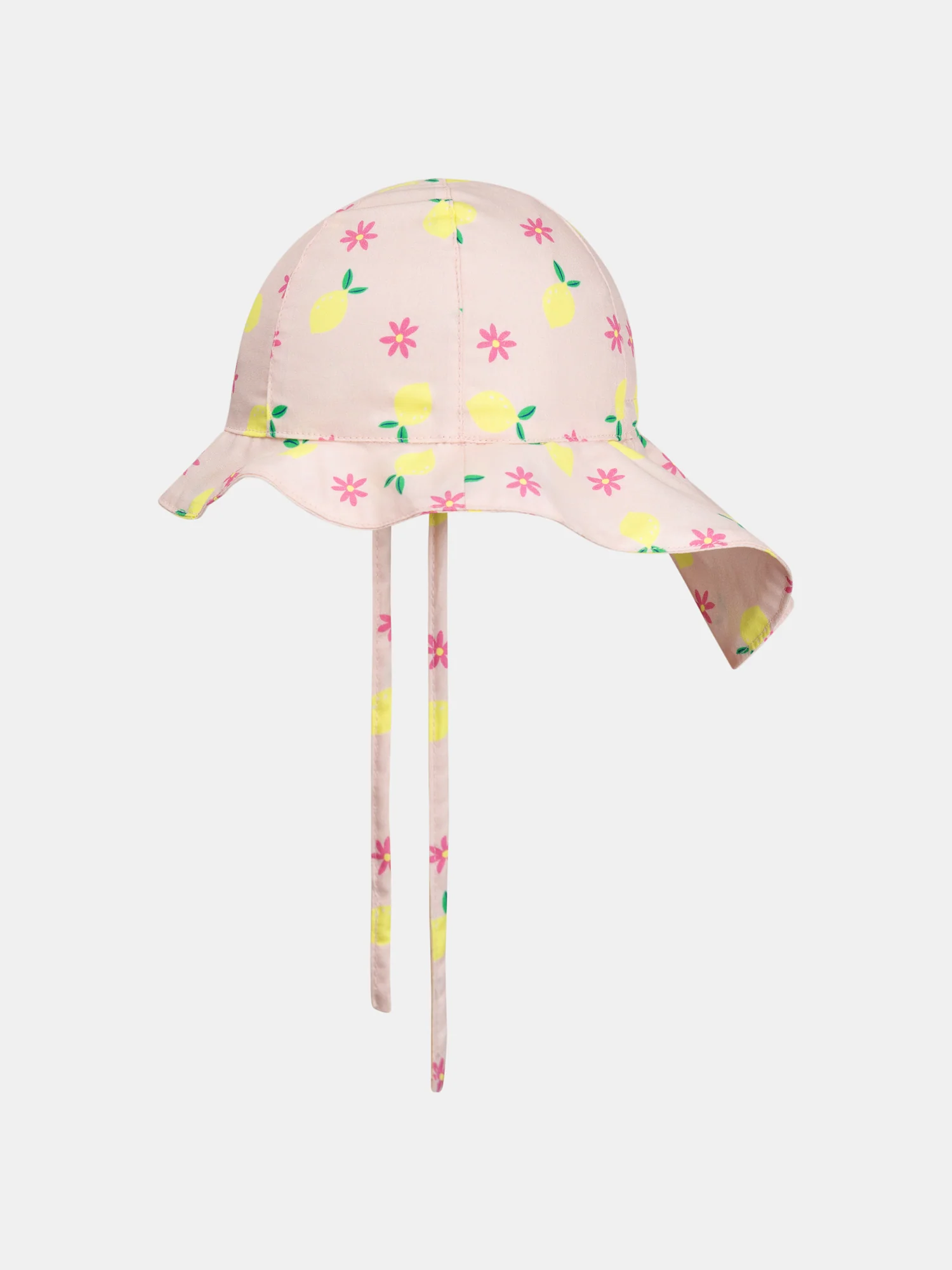 Cappello di protezione del collo stampato con limoni per bambina - Image 2