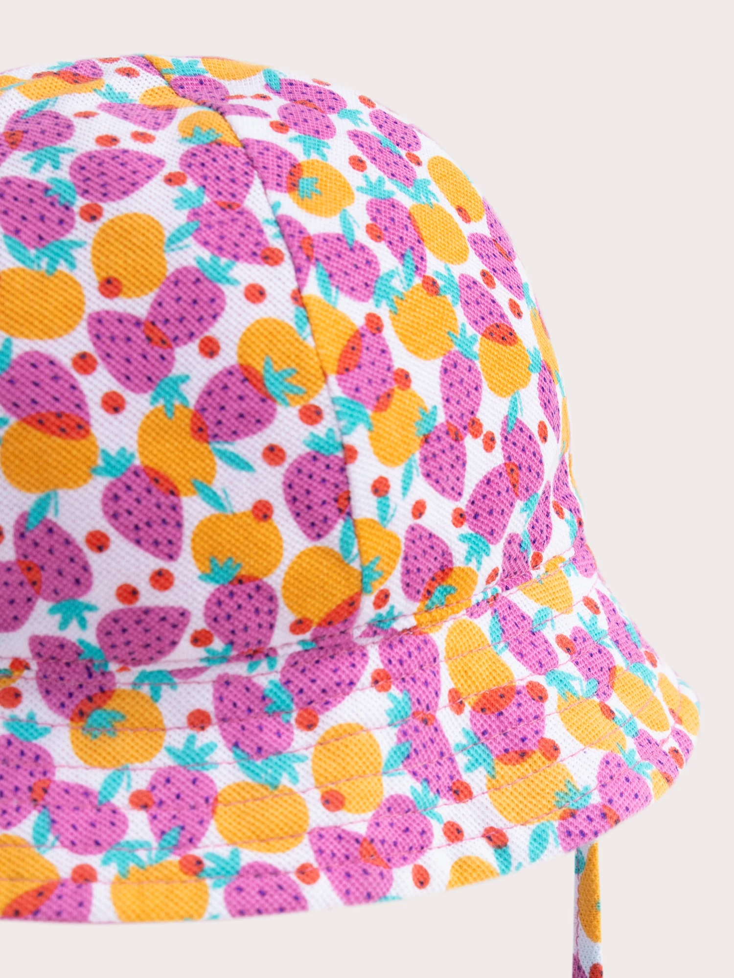 Cappello rosa reversibile per bebé ragazza - Image 2
