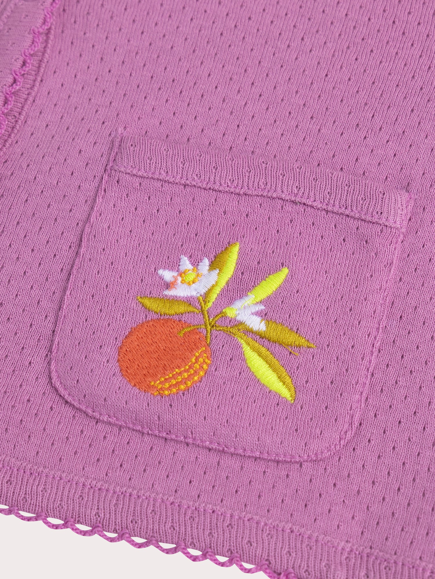 Cardigan agrumi per bebé ragazza - Image 2