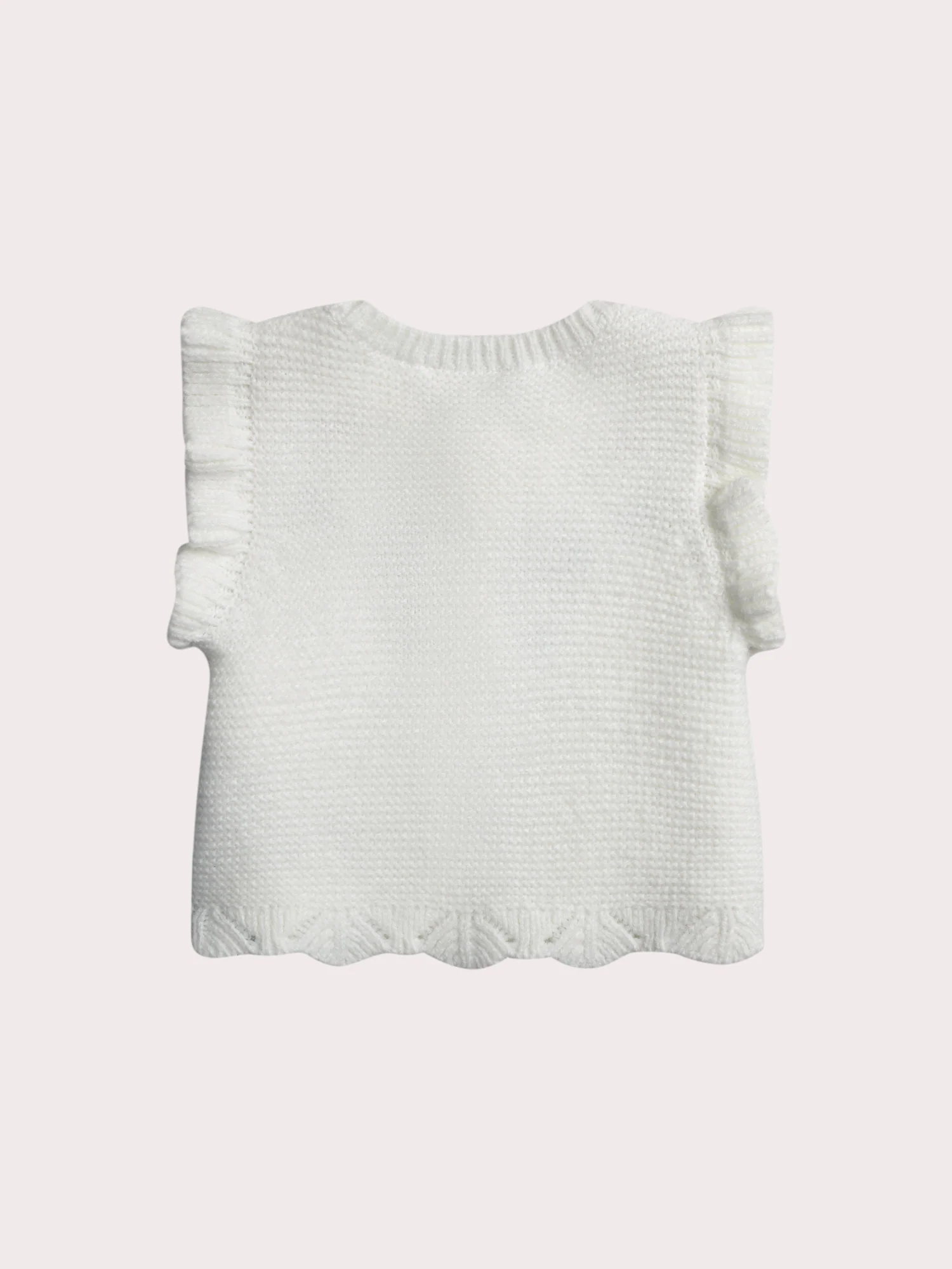 Cardigan ecru per bambina - Image 4