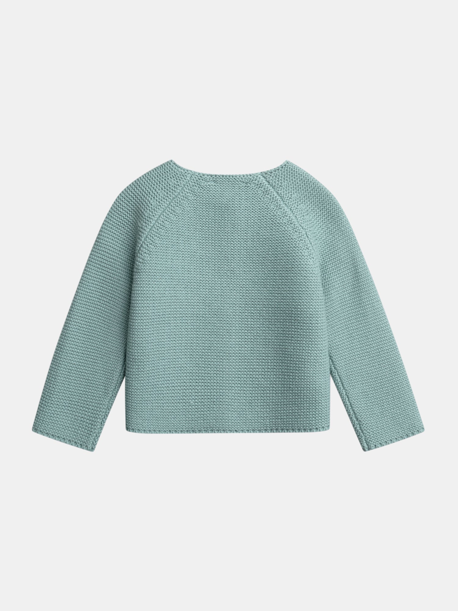 Cardigan in lana azzurro polvere per bambina - Image 8