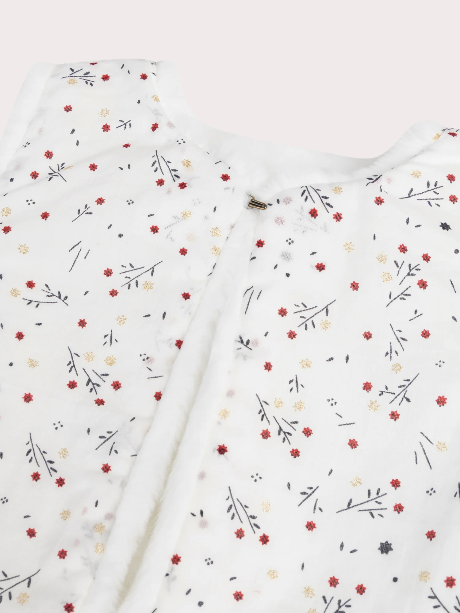 Cardigan reversibile con stampa invernale per bebé girl - Image 4