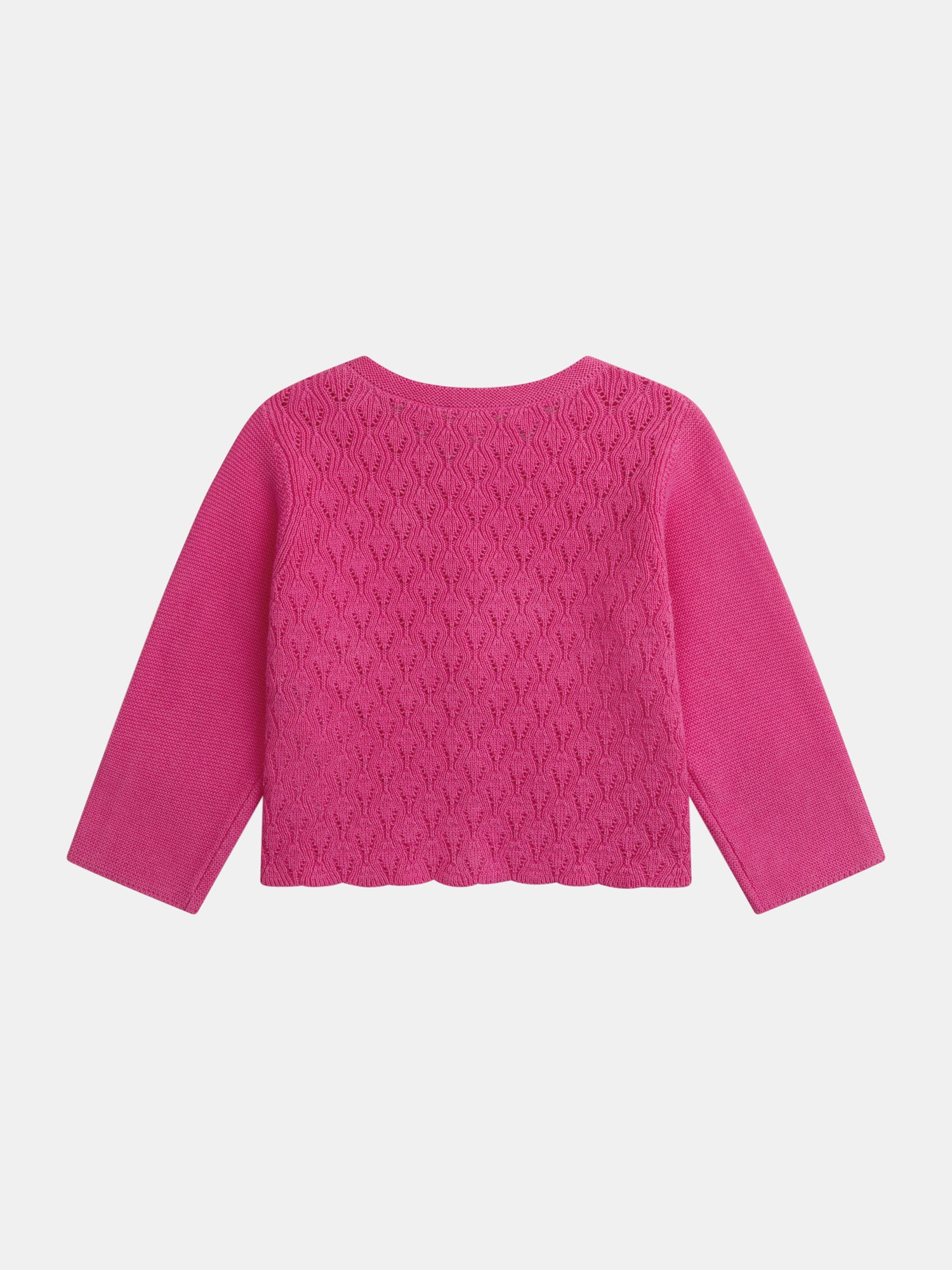 Cardigan rosa passione per bambine - Image 5