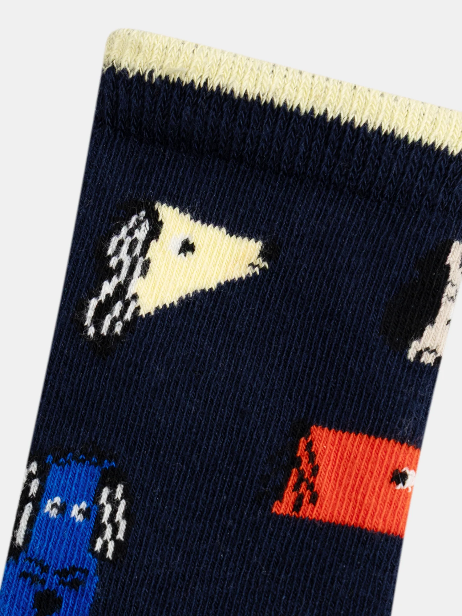 Chaussettes bleu à motif fantaisies pour garçon - Image 2