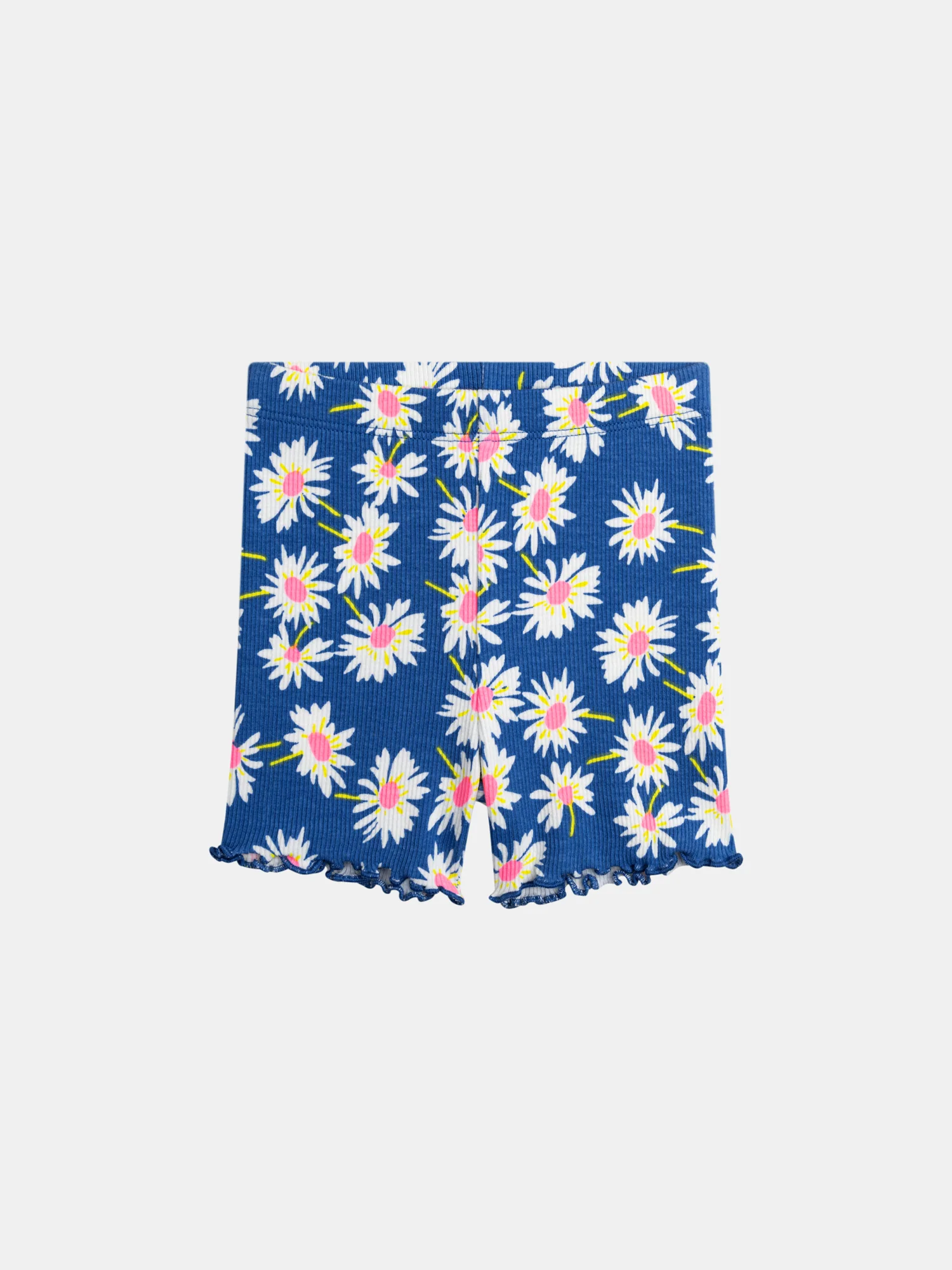 Collant Blu con Fiori per Bambina - Image 3