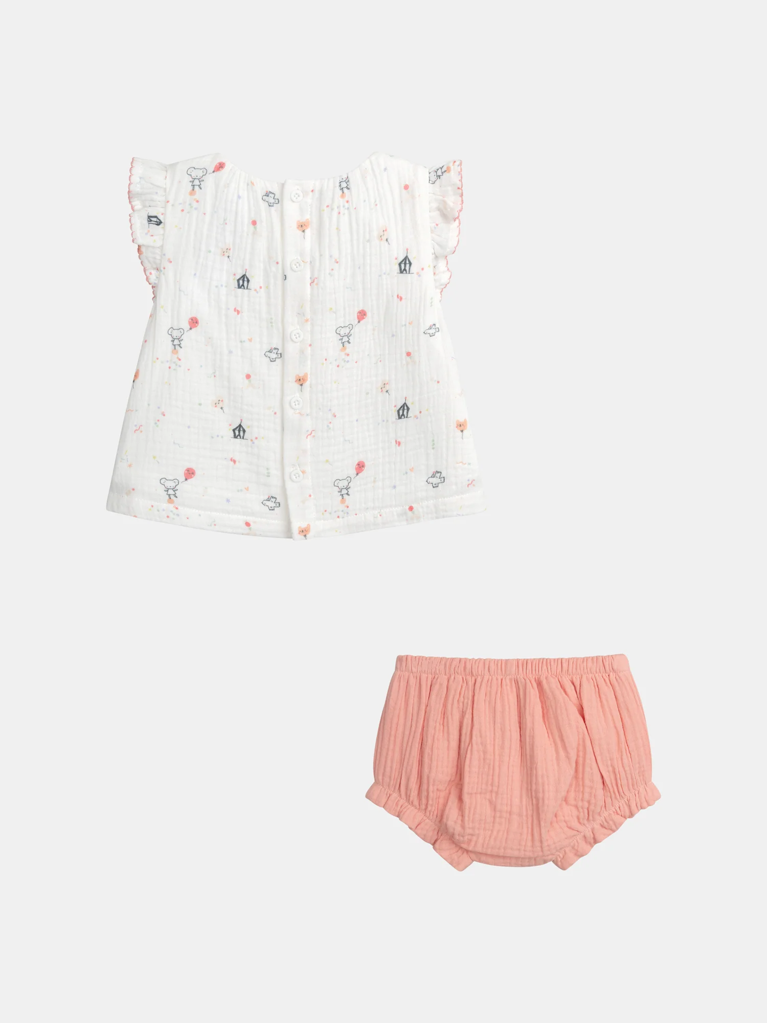Set neonato con blusa e bloomers per bambina - Image 8