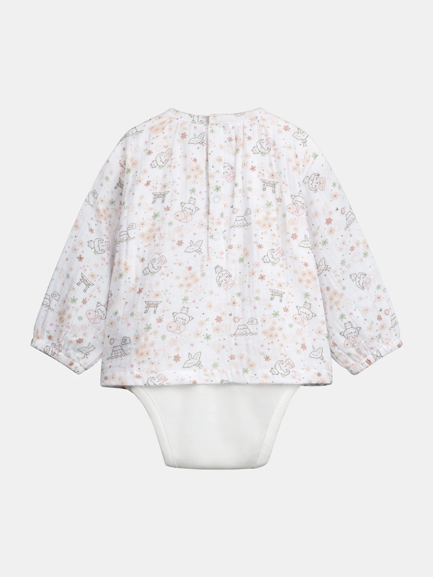 Completo 2 in 1 con body e leggings per bambina - Image 4